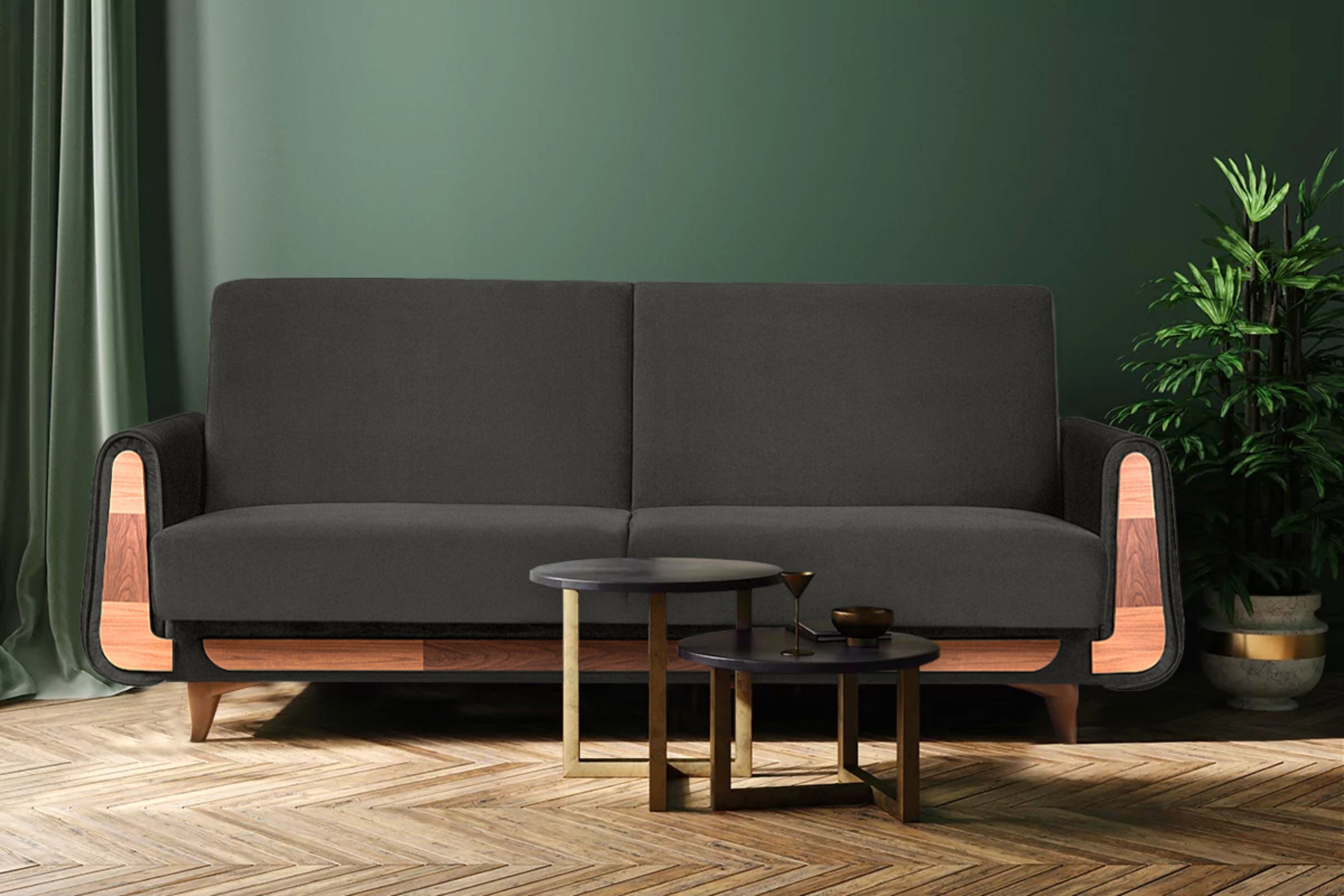 KONSIMO® 3-Sitzer, GUSTAVO, Sofa mit Schlaffunktion, günstig online kaufen