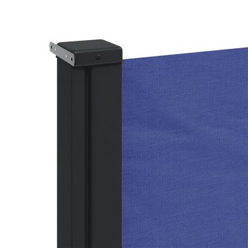 vidaXL Seitenmarkise Seitenmarkise Ausziehbar Blau 160x600 cm