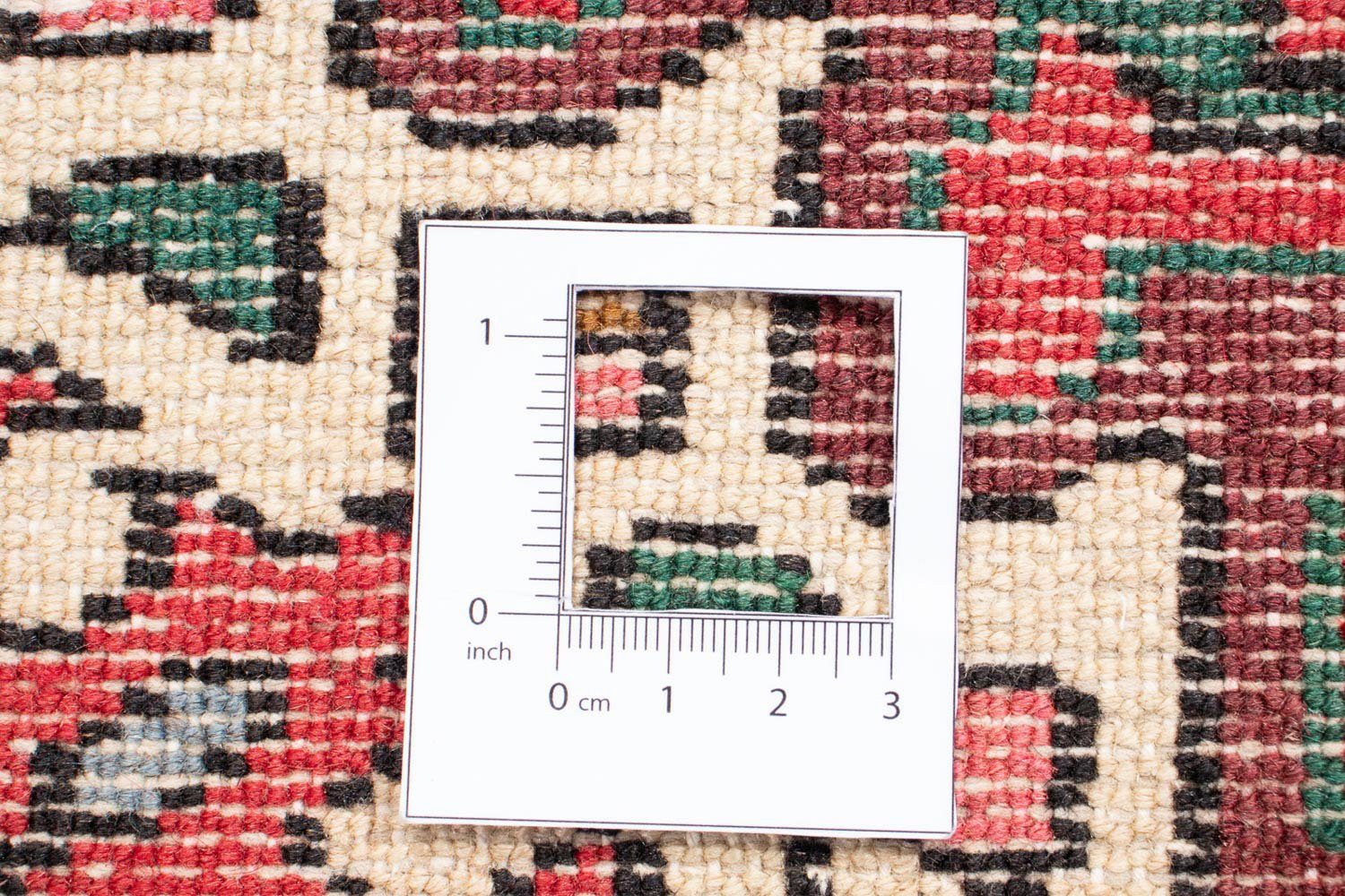 Orientteppich Perser - Nomadic rechteckig, Handgeknüpft, 10 Zertifikat 147 x mm, Höhe: rot, Wohnzimmer, Einzelstück - - morgenland, mit 102 cm