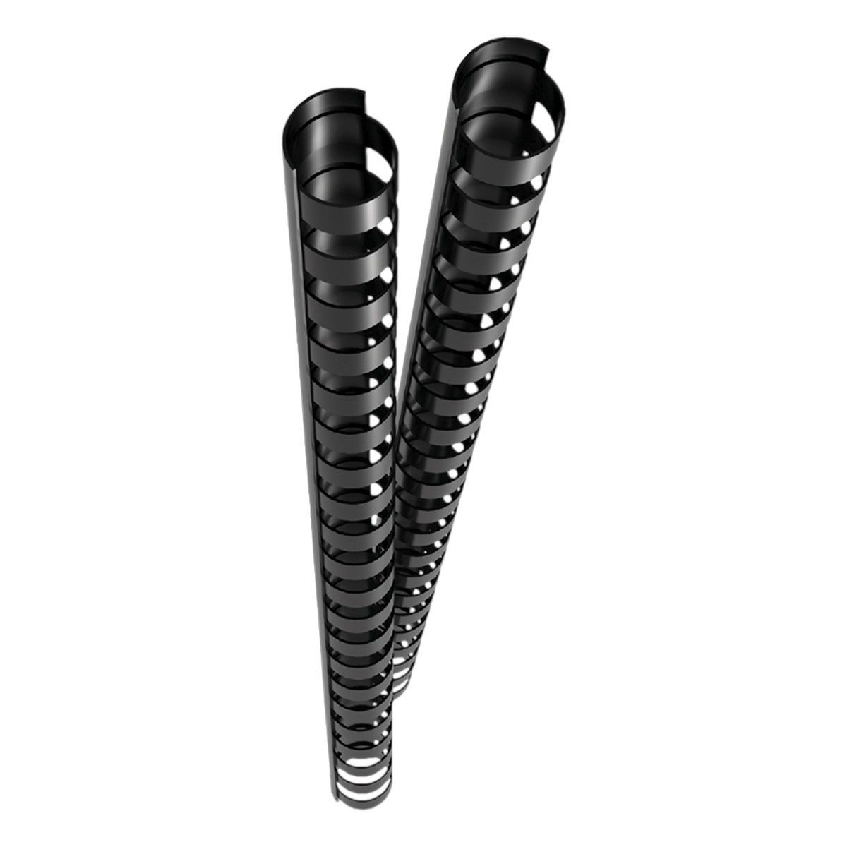 GENIE Bindegerät GENIE Spiralbinderücken 12mm schwarz 25 Stk