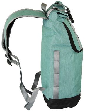 BAG STREET INTERNATIONAL Freizeitrucksack Damen Rolltop-Rucksack Daypack mit Tabletfach, gepolstert, 18 Liter, mit Tabletfach