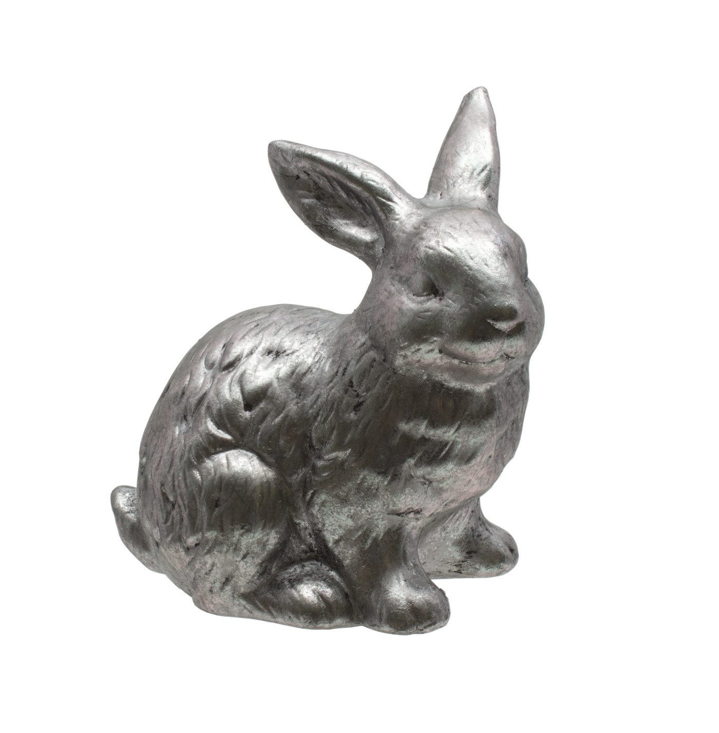Kaufhaus le petit Osterhase Deko Hase Oster Tier Garten Figur Skulptur Hasen Paar Osterei Objekt, Dekofigur Dekoskulptur Dekoobjekt Tierfigur aus Keramik