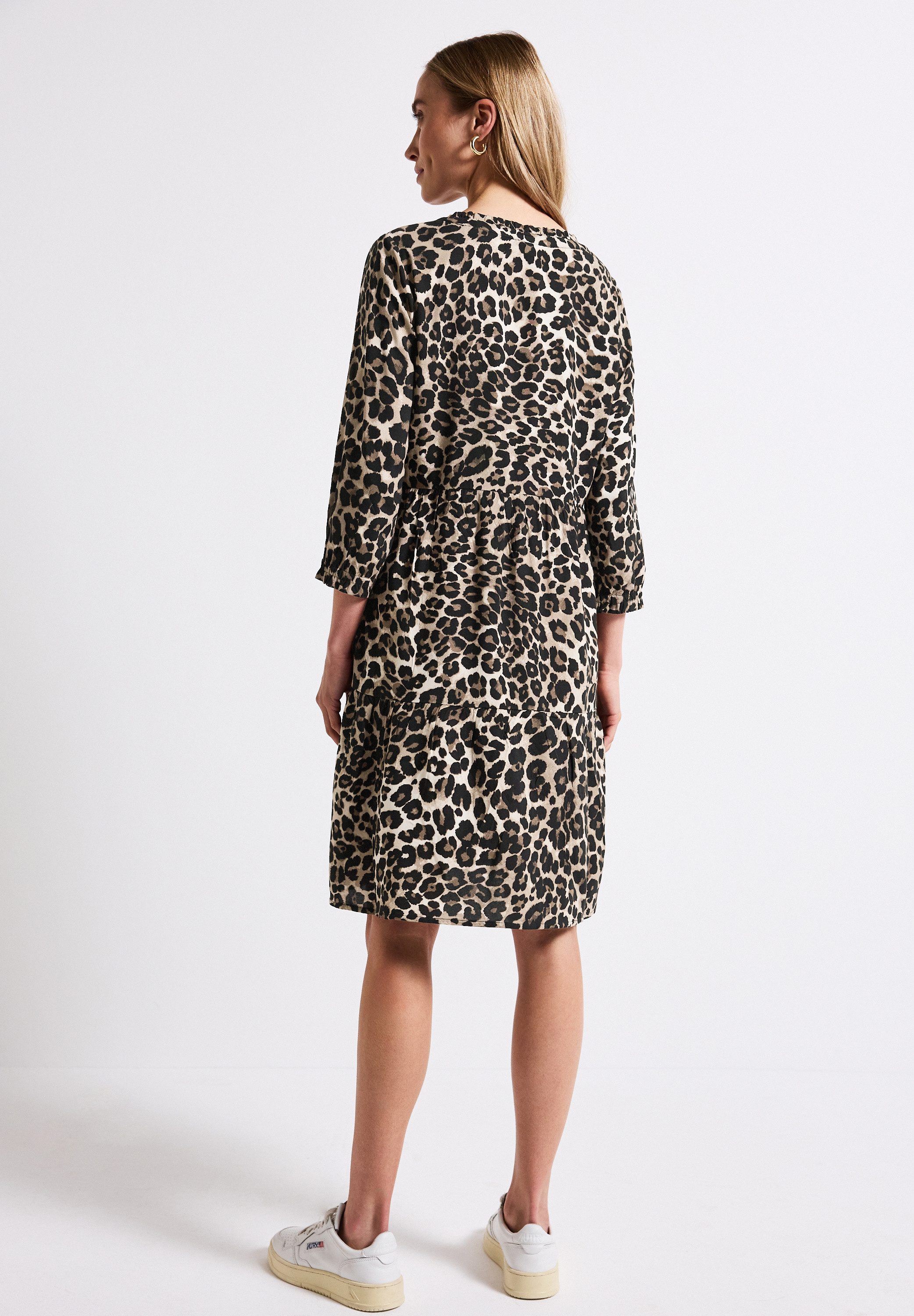 STREET ONE Midikleid mit Volants und günstig online kaufen