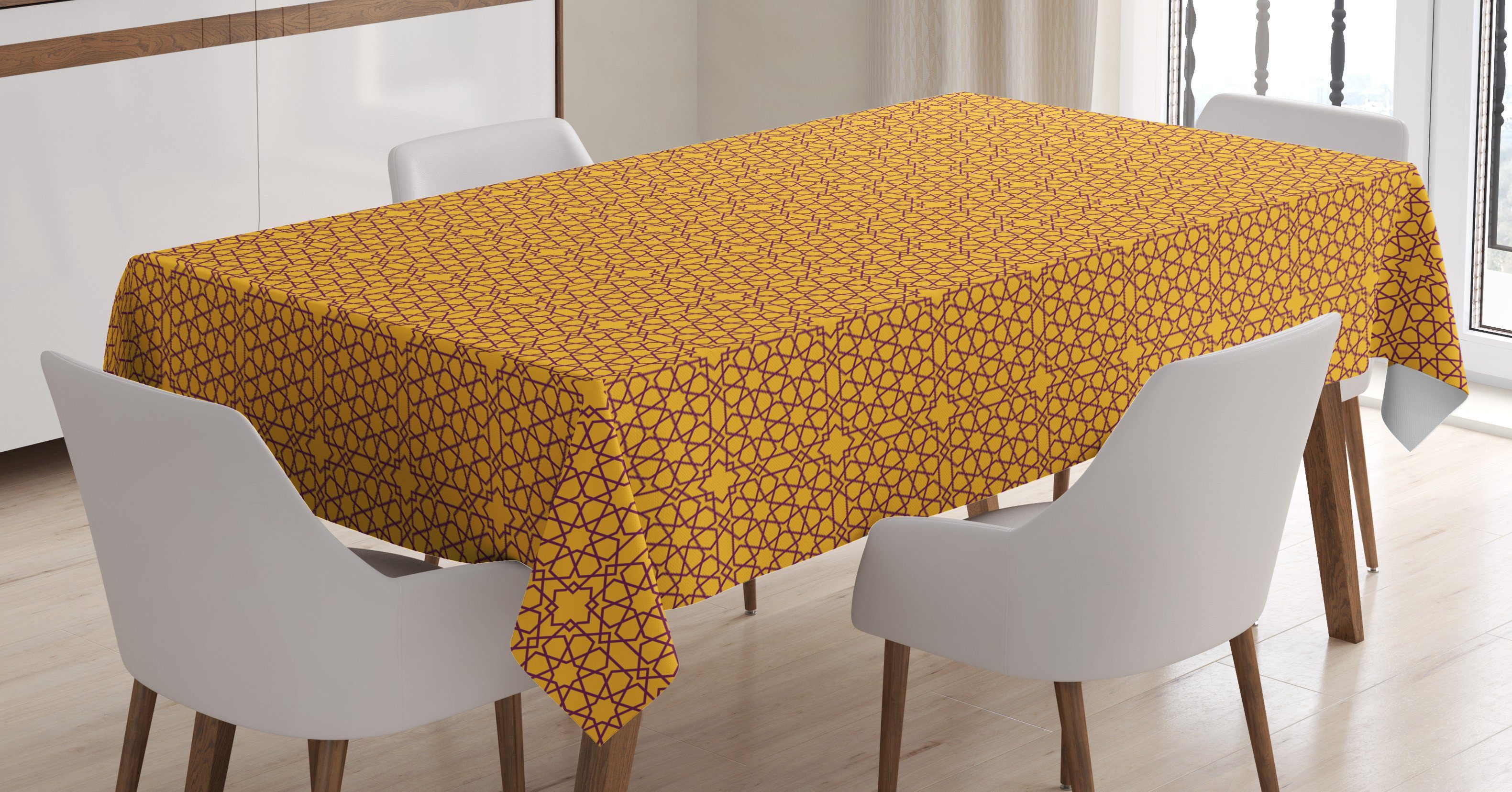 Farben, Abakuhaus Stern-Grid Farbfest Gitter Für den Entwirrte geeignet Waschbar Tischdecke Klare Bereich Außen Marokkanische