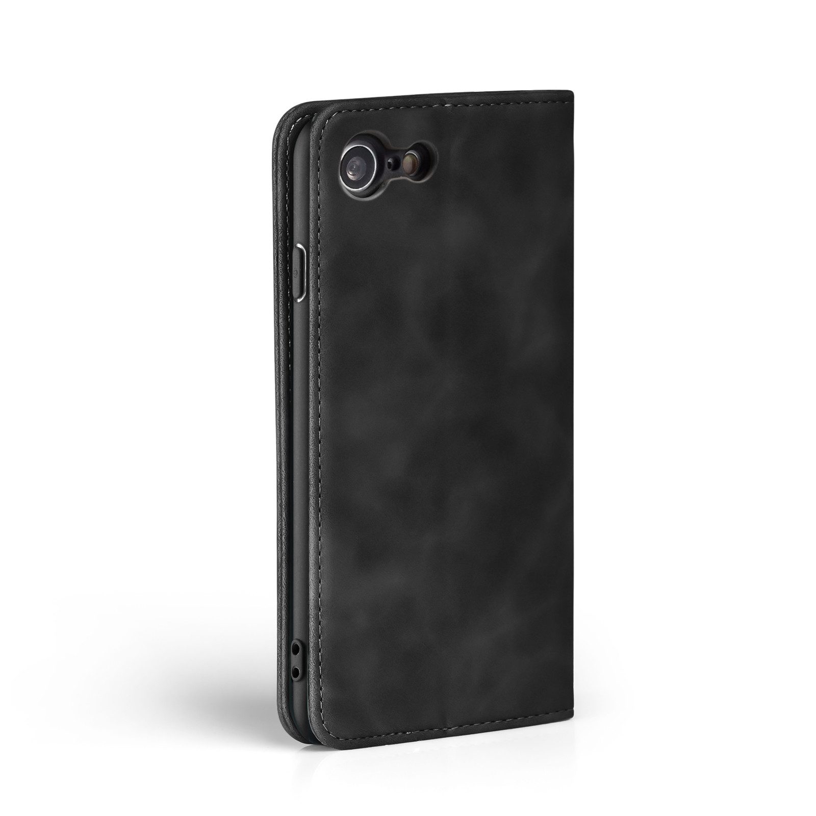 Tec-Expert Handyhülle Tasche Hülle für Apple iPhone 7 / 8 / SE 4.7 Zoll, 4.7, Cover Klapphülle Case mit Kartenfach Fliphülle aufstellbar