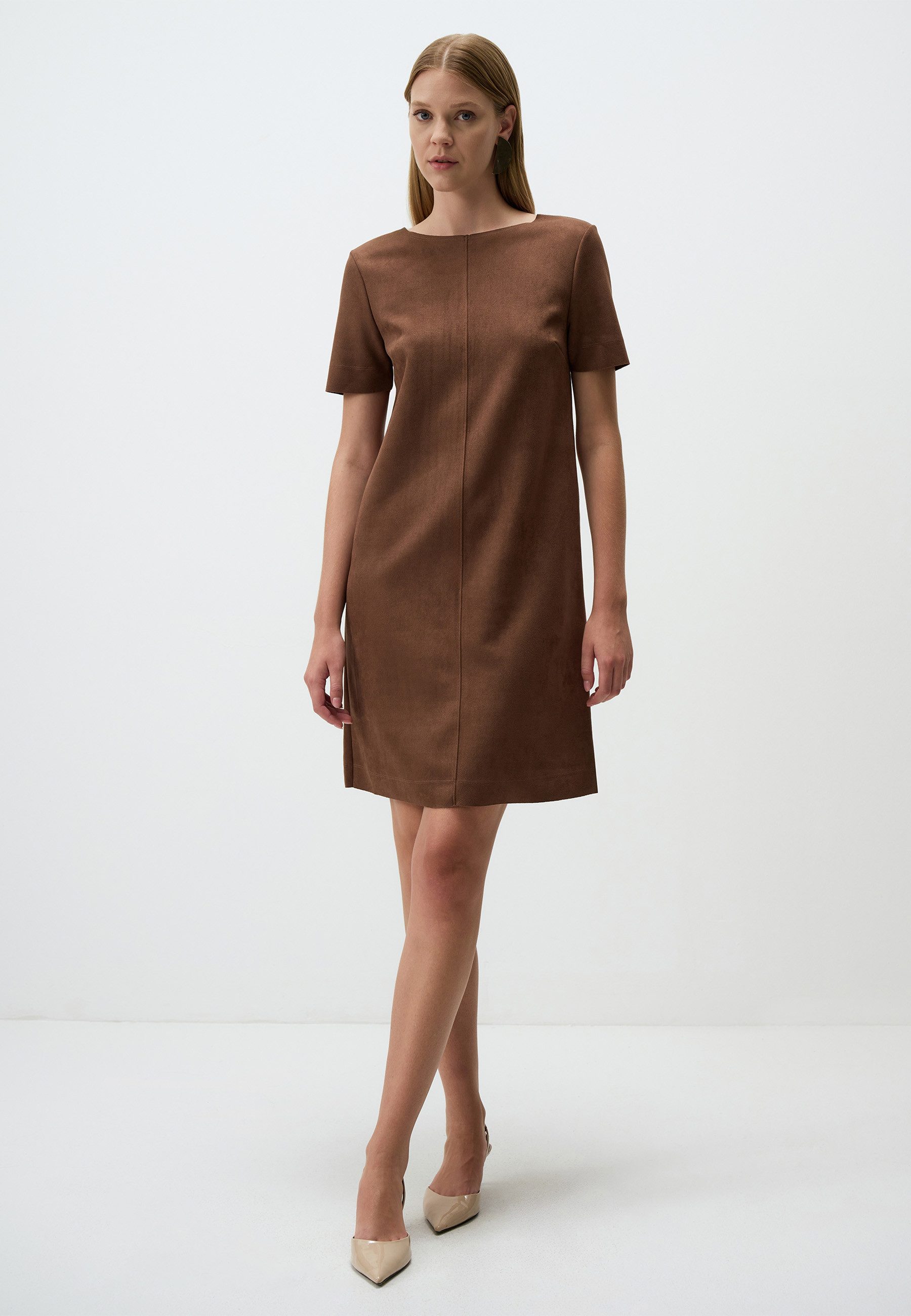 Jimmy Key Minikleid Rundhalsausschnitt Kurzärmlig Minikleid günstig online kaufen
