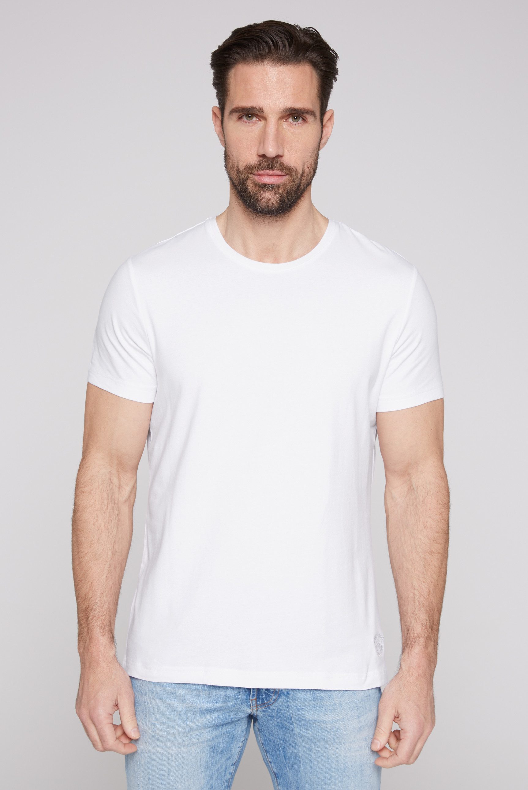CAMP DAVID Rundhalsshirt mit Necktape