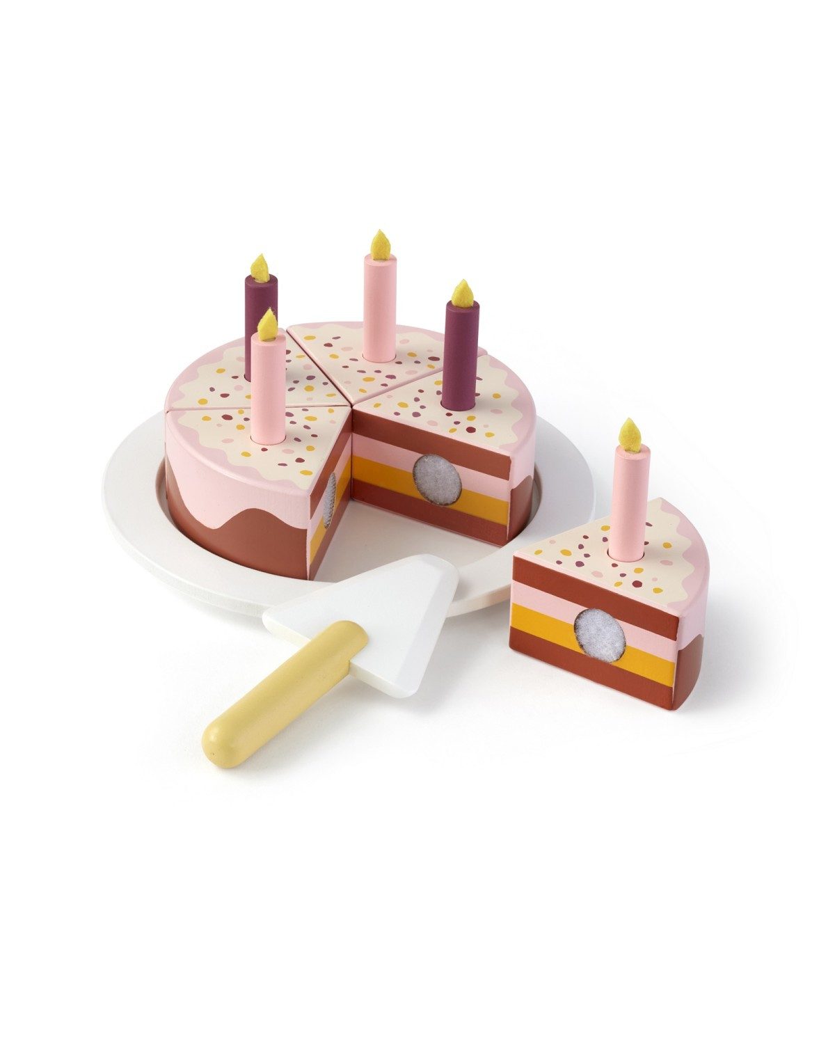 Kids Concept Spiellebensmittel Kuchen Kids Hub, (Komplettset)