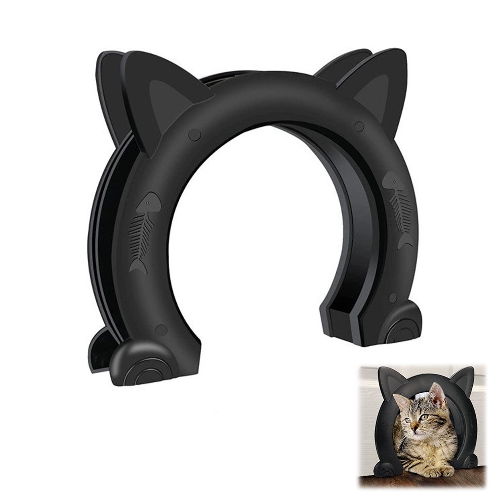 NUODWELL Katzenklappe Katzentür Innentür, Haustiertüren für alle kleine Katzen und Hunde