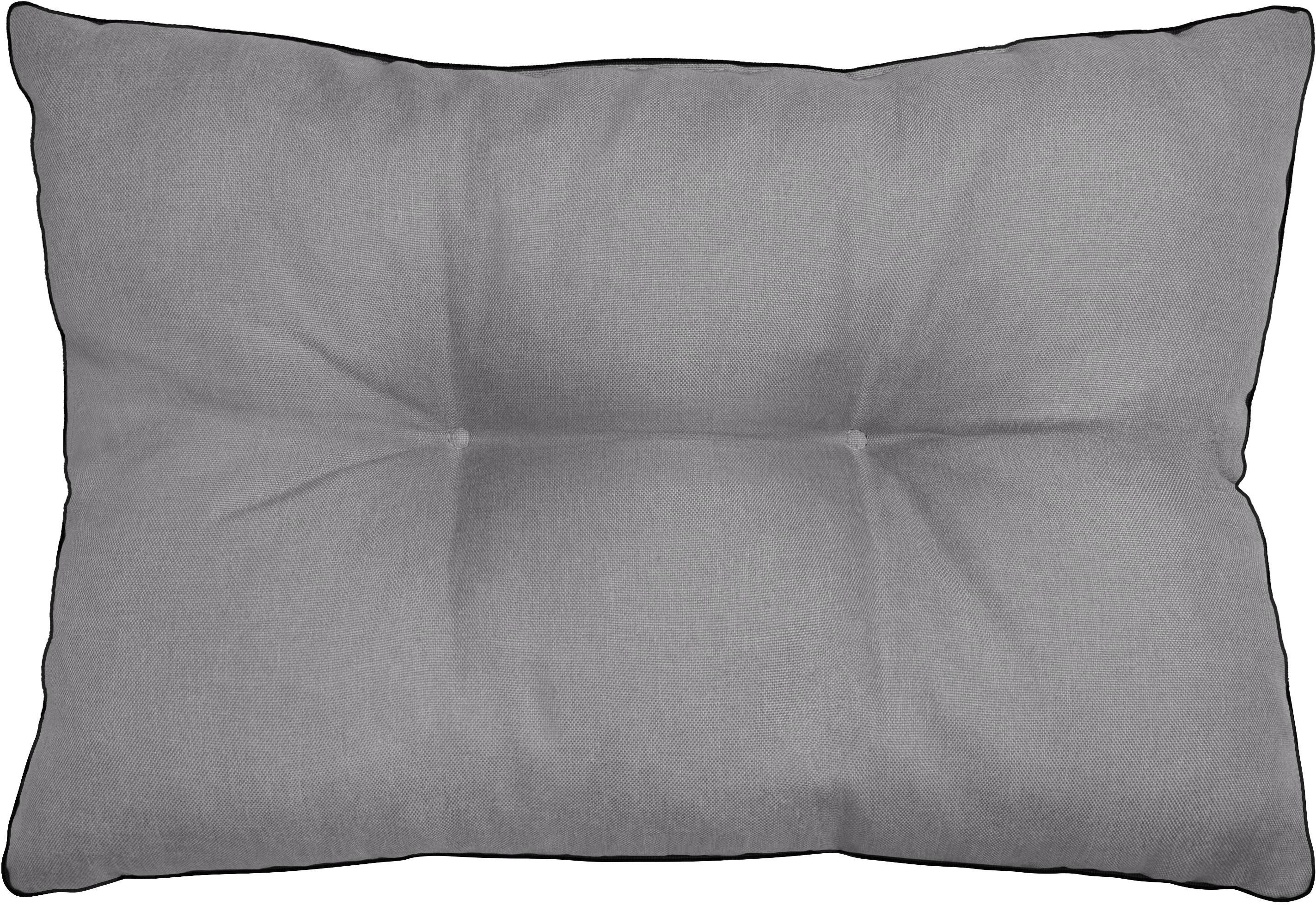 Aspero Sitzauflage Rückenkissen 58x40 cm Cordoba, Gepolsterte Outdoor Kissen mit Steppung