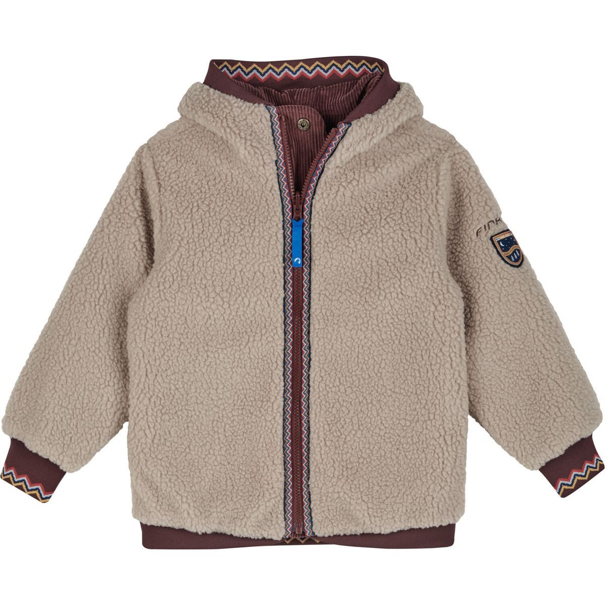 Finkid Hardshelljacke Juuri Cord Wendbare Kinderjacke mit wasser- und winddichten Eigenschaften, aus