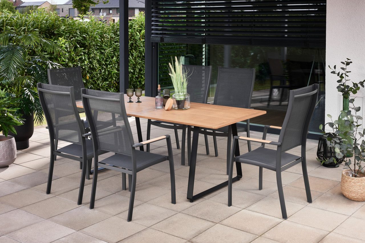 Primaster Gartenstuhl Primaster Gartenstuhl Rimini stapelbar, Stapelbar witterungsbeständig