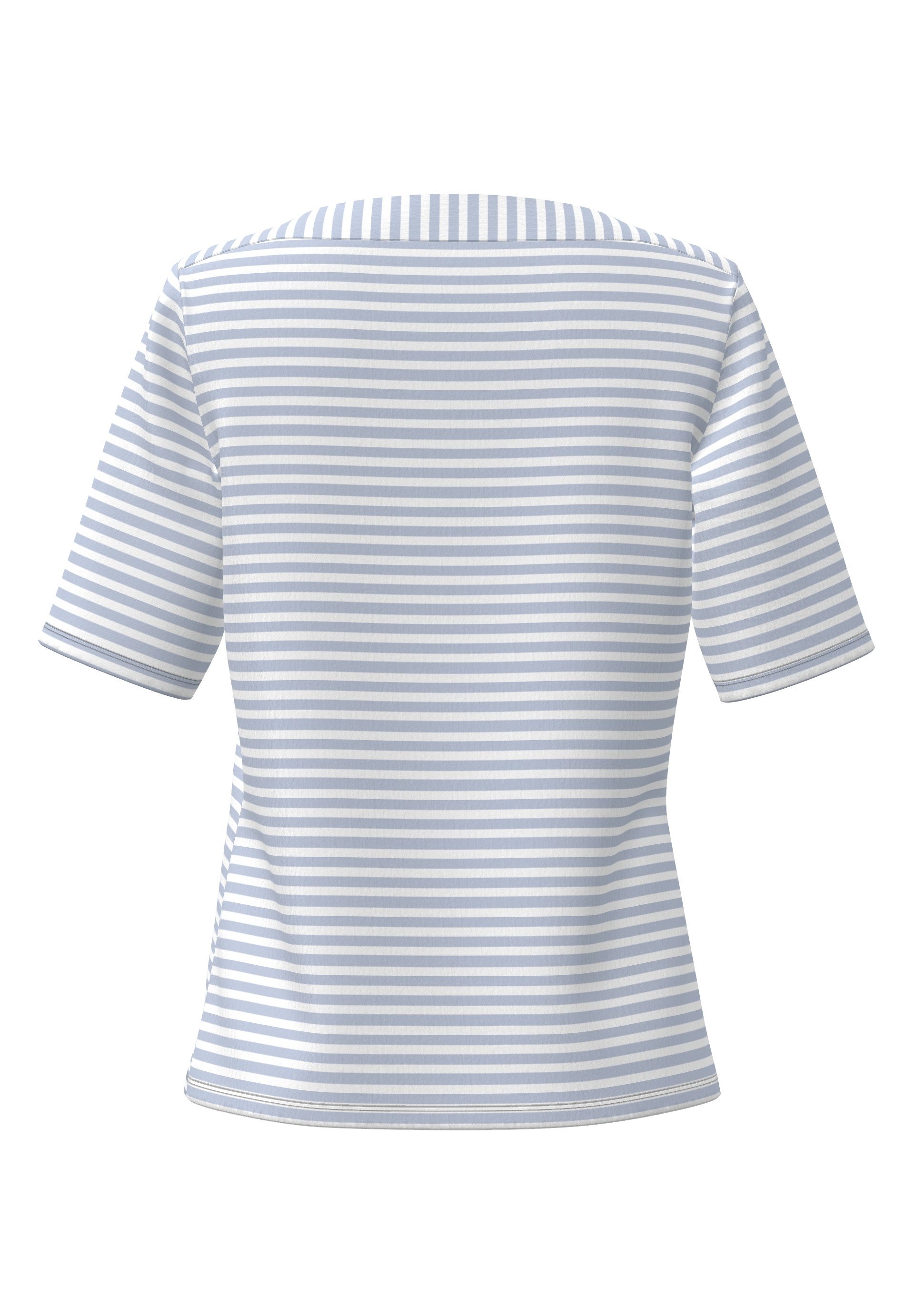 FRANK WALDER Kurzarmshirt mit U-Boot-Ausschnitt