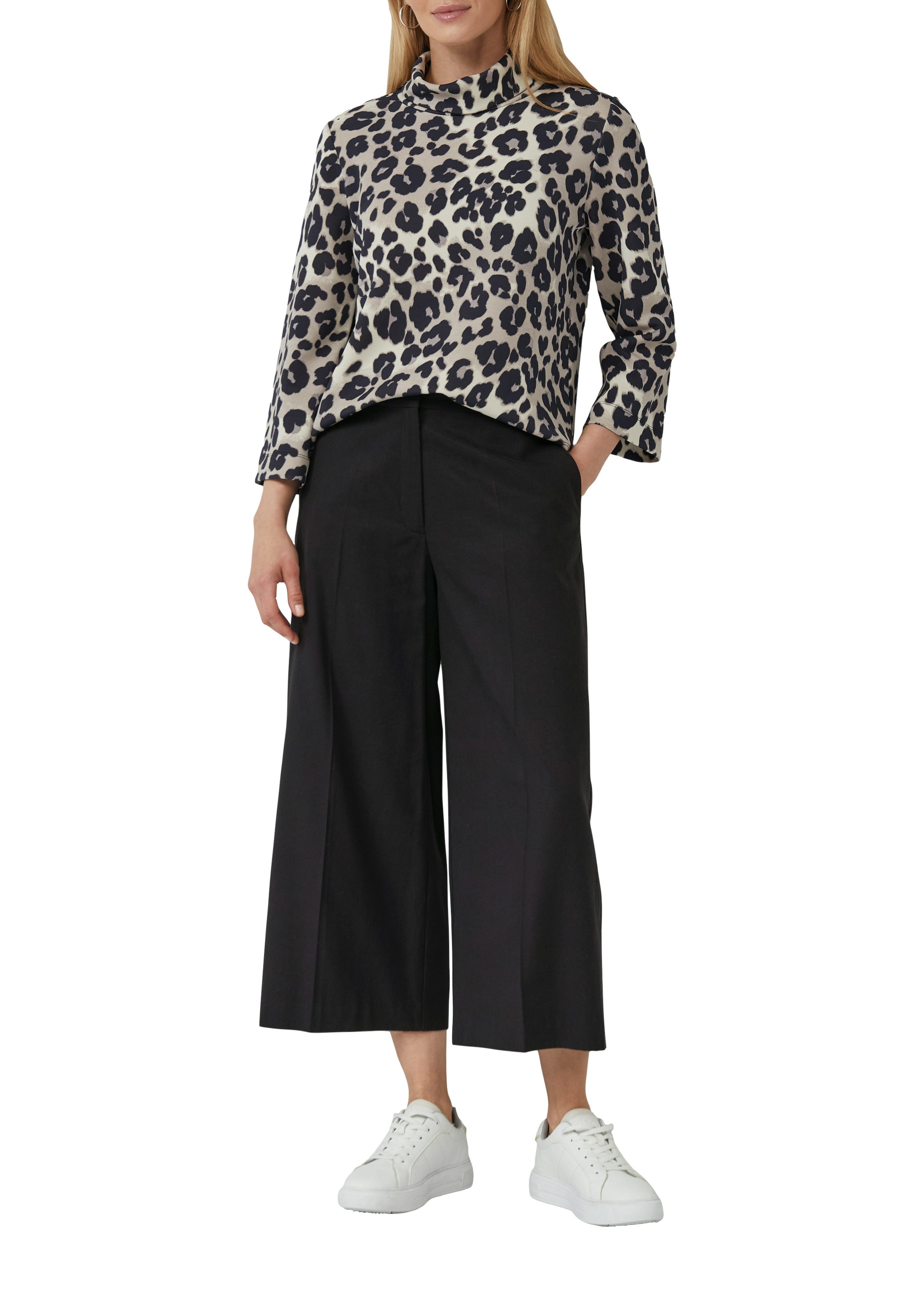 s.Oliver BLACK LABEL Sweatshirt mit All-Over Print günstig online kaufen