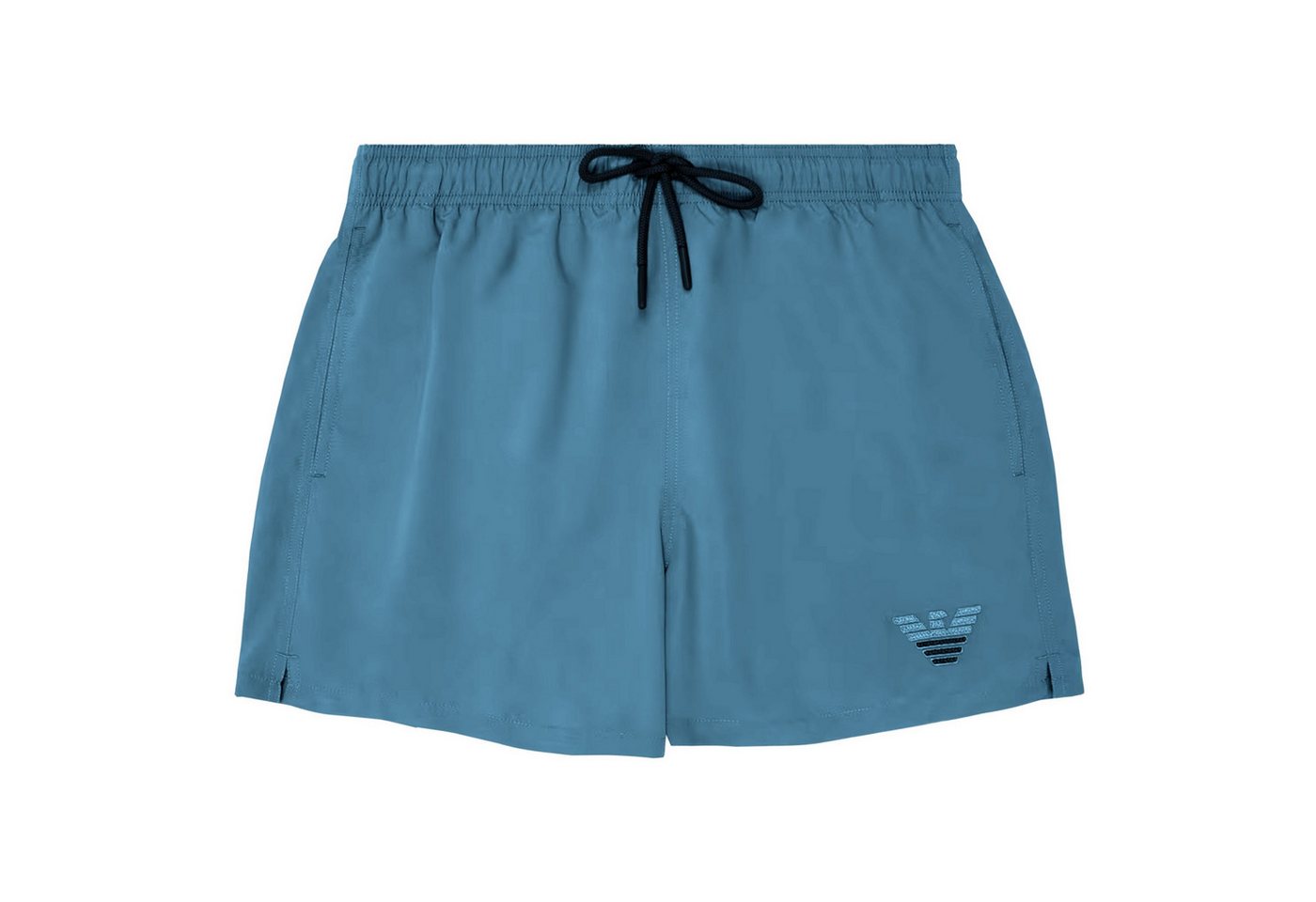 Emporio Armani Badeshorts Boxer Beachwear mit zweifarbiger Adler-Stickerei