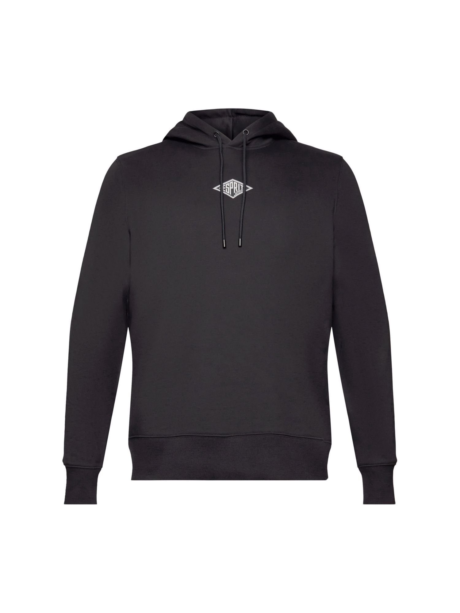 Esprit Sweatshirt Baumwoll-Kapuzensweatshirt mit Logo (1-tlg) BLACK