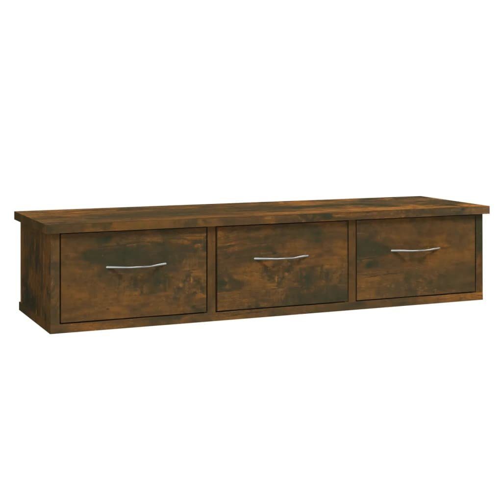 cm Räuchereiche vidaXL Regal Holzwerkstoff, 1-tlg. Wandschrank 88x26x18,5