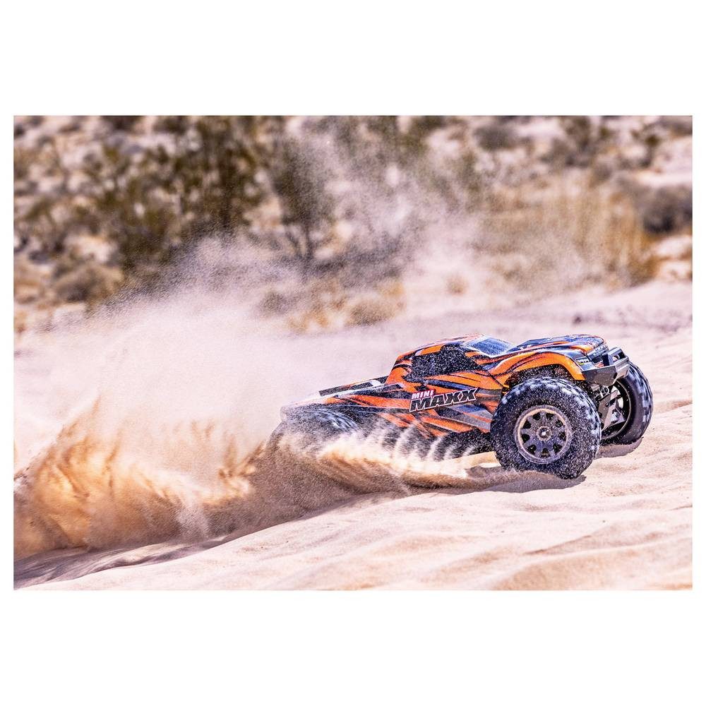 Traxxas RC-Auto Mini Maxx BL-2s Orange Brushless 1:10 RC Modellauto Elektro