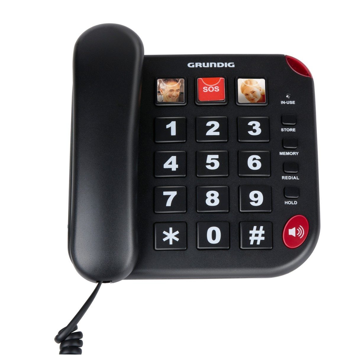 Grundig Grundig Senioren Festnetztelefon große Tasten DECT-Telefon