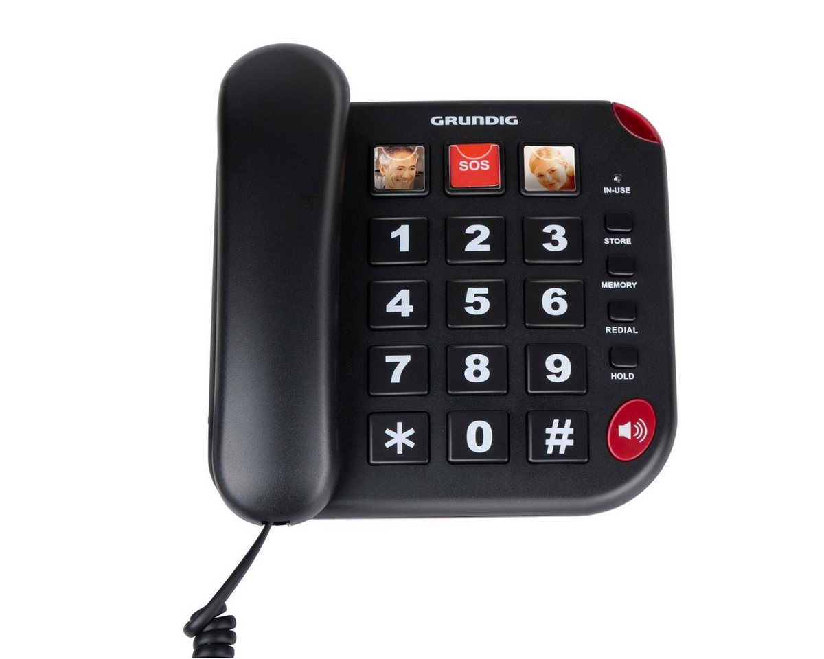 Grundig Grundig Senioren Festnetztelefon große Tasten DECT-Telefon