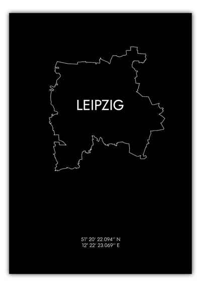 MOTIVISSO Poster Leipzig Koordinaten #8