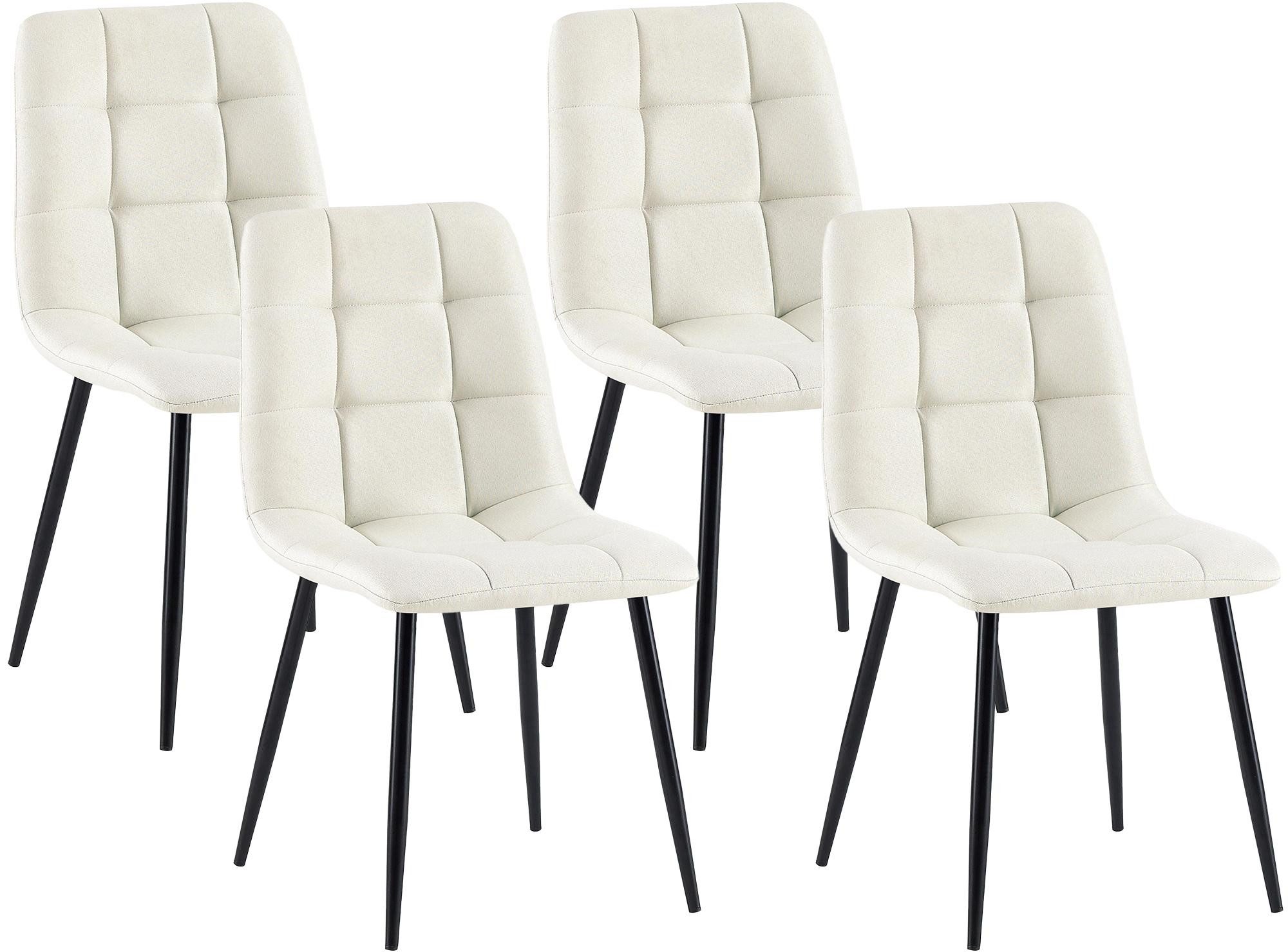 CLP Esszimmerstuhl Antibes Stoff (4er Set, 4 St), mit Stoffbezug, bis 150 kg