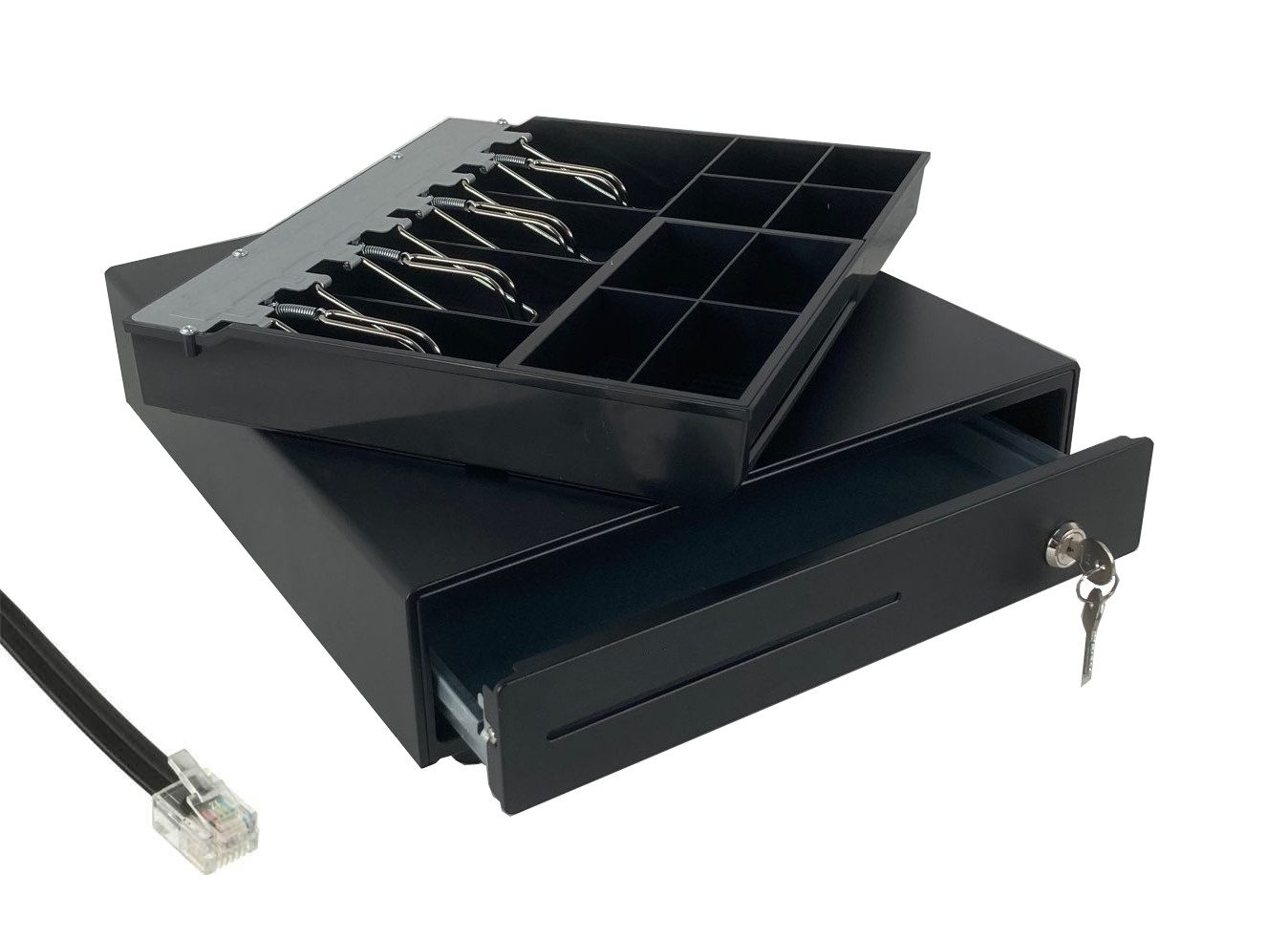 BlitzKasse Geldkassette Kassenlade iQCash330 RJ-11 33x34x10cm Geldlade Geldschublade