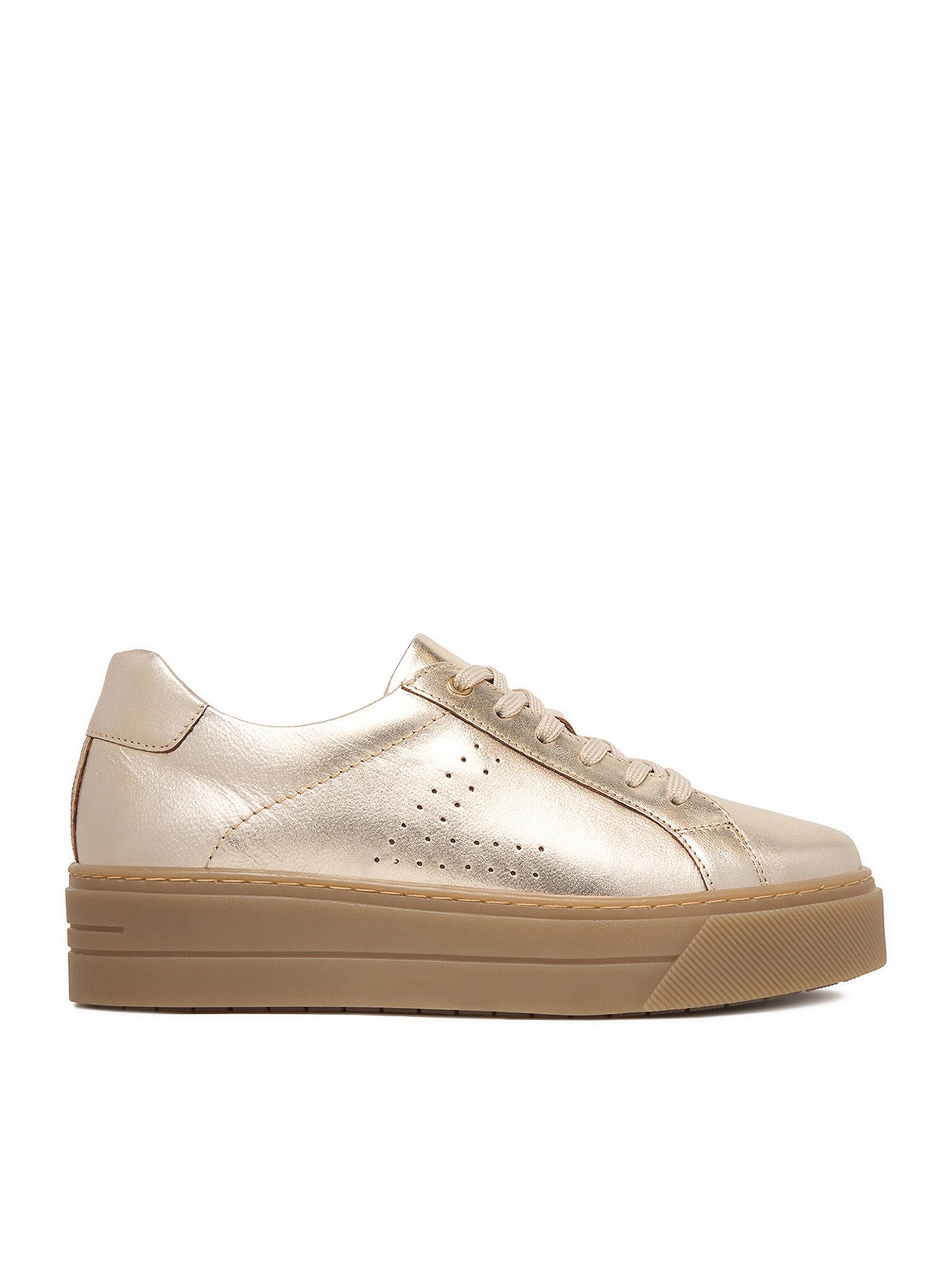 LASOCKI Lasocki Damen-Sneakers Gold Lasocki-CEO-WI23-LUCCIANA-02 Gold Sneaker