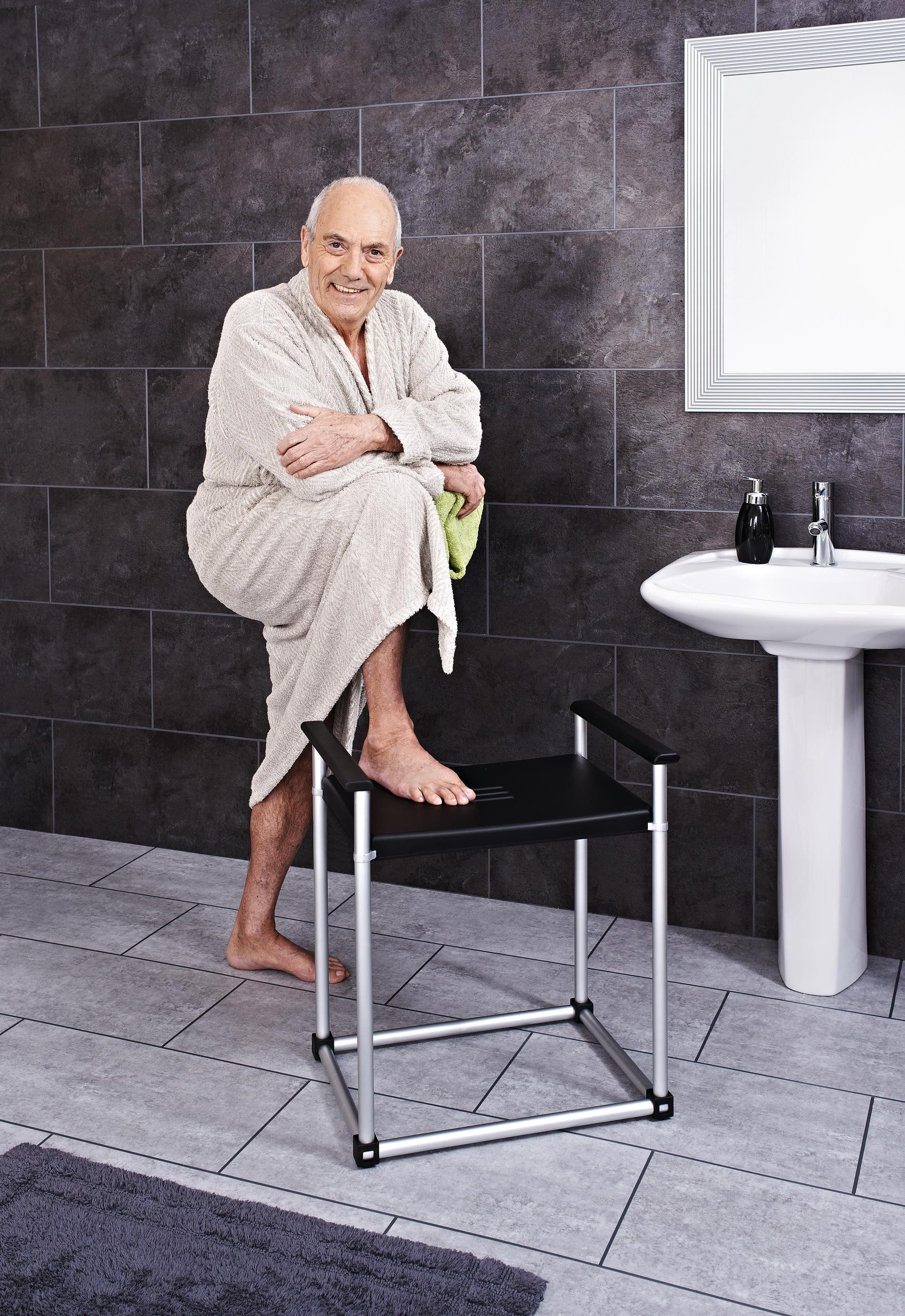 Ridder Duschklappsitz Zac schwarz