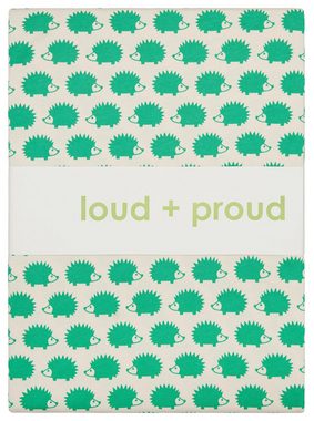 Kinderbettwäsche aus weichem Jersey, 100 x 135cm, loud + proud, 2 teilig, Bio Baumwolle, GOTS