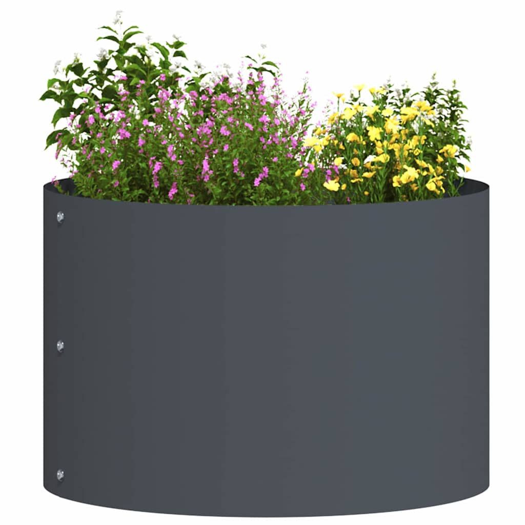 vidaXL Blumentopf Gartenpflanzer 5 pcs Anthrazit günstig online kaufen
