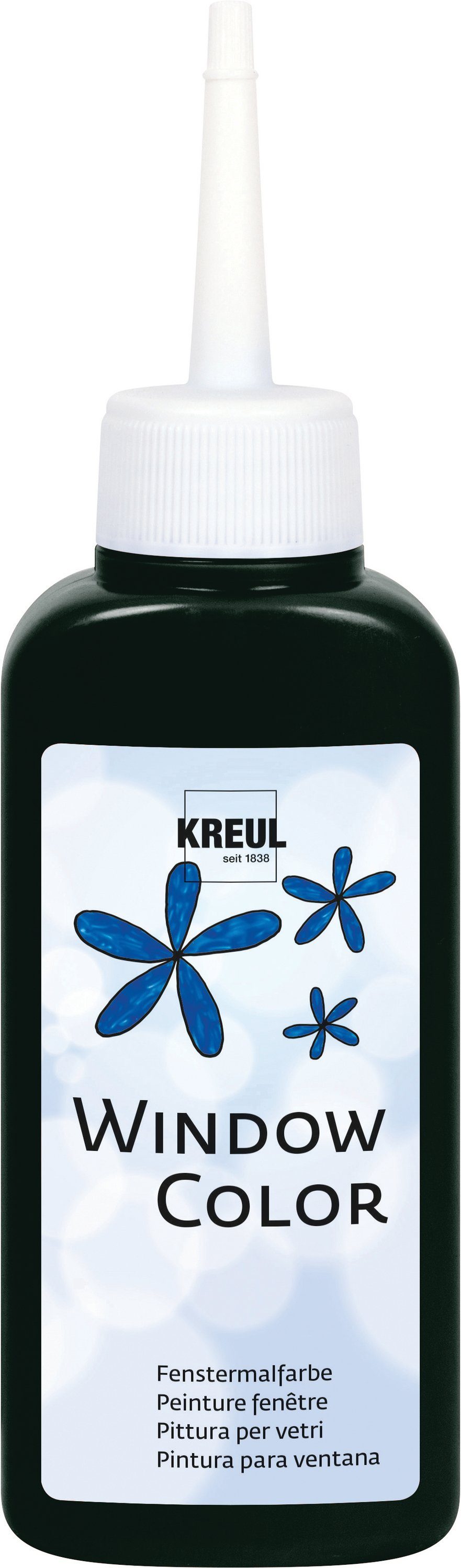 Fenstersticker, Kreul, 80 ml Schwarz