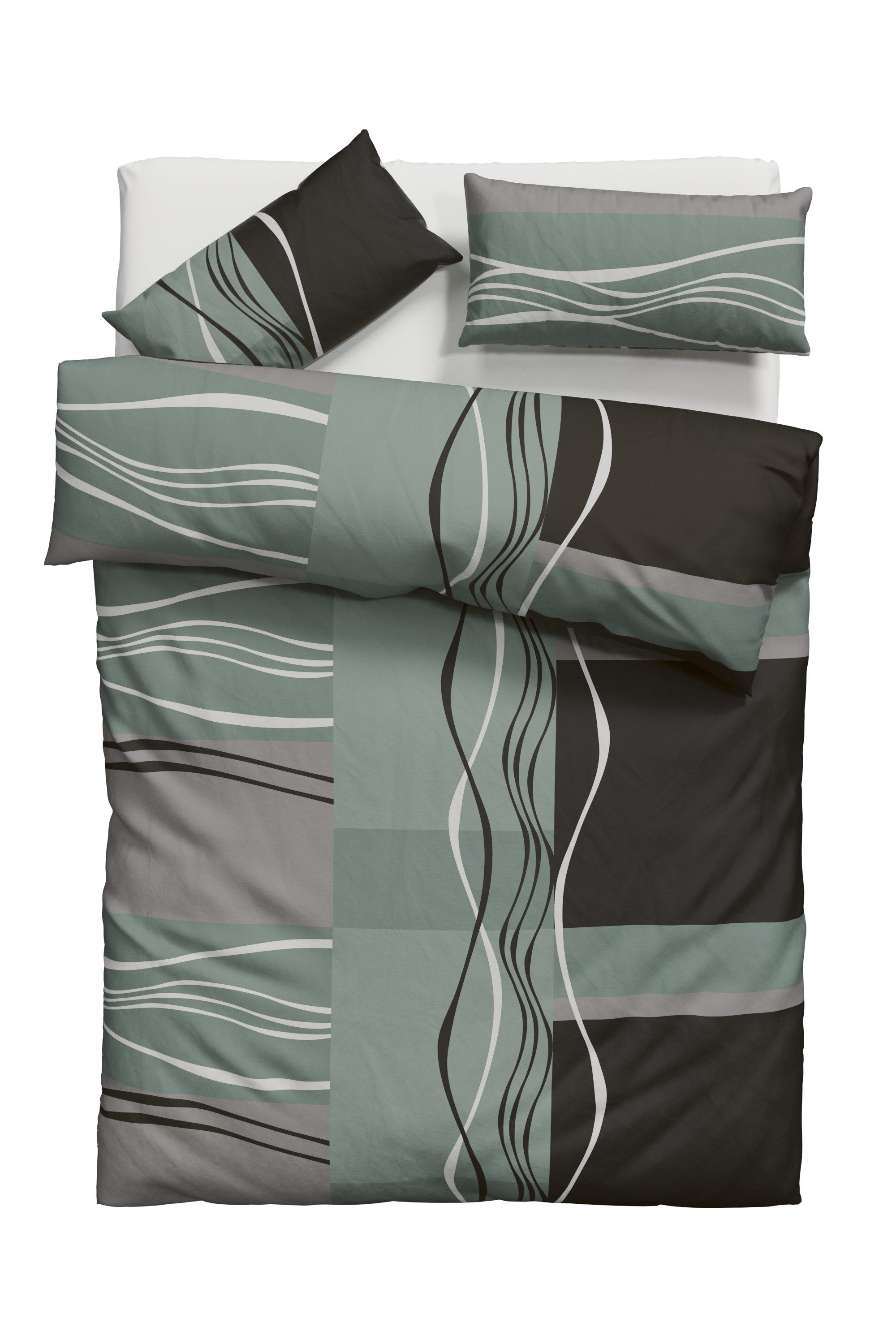 my home Bettwäsche Kelian, Polycotton recycelt, 2 teilig, in verschiedenen günstig online kaufen