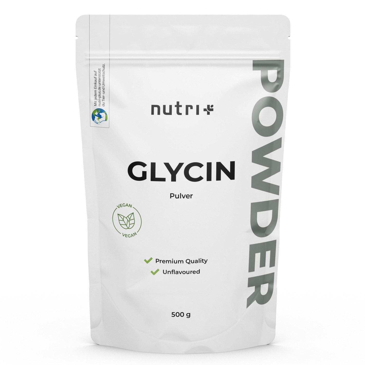 nutri+ Glycin Aminosäure Pulver Pulver, 500 g