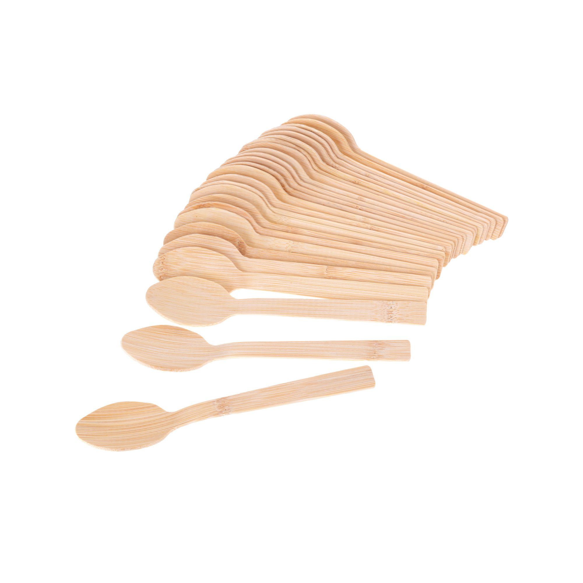 GRÄWE Einweglöffel GRÄWE Bambus-Löffel Set 25 Stück 16,5 cm