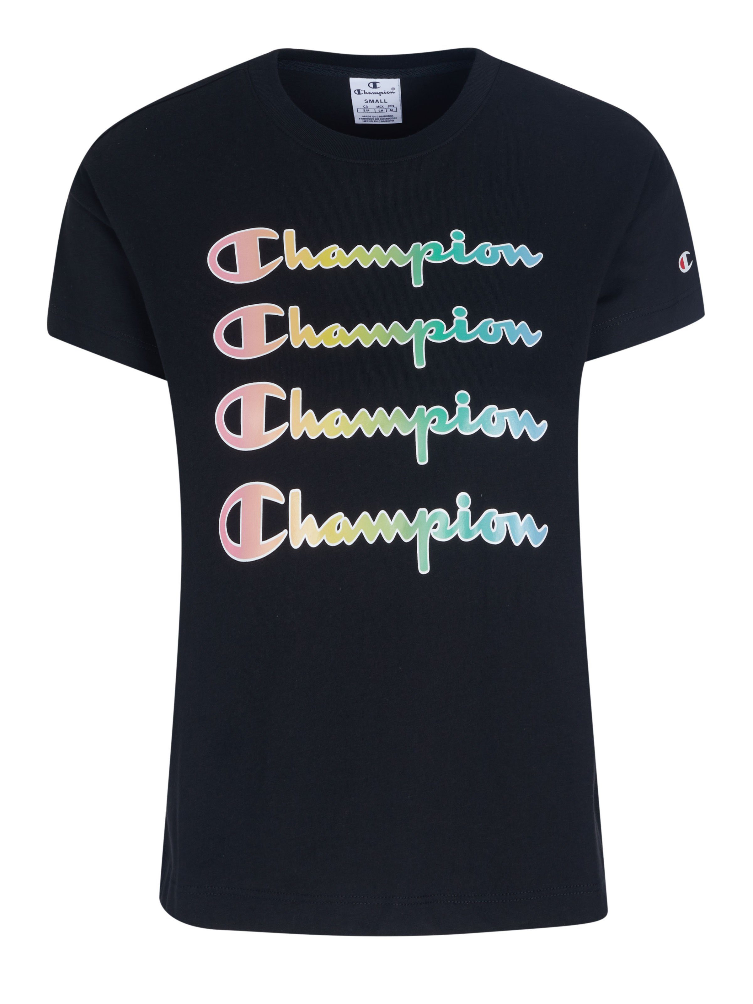 Champion T-Shirt Champion Top schwarz