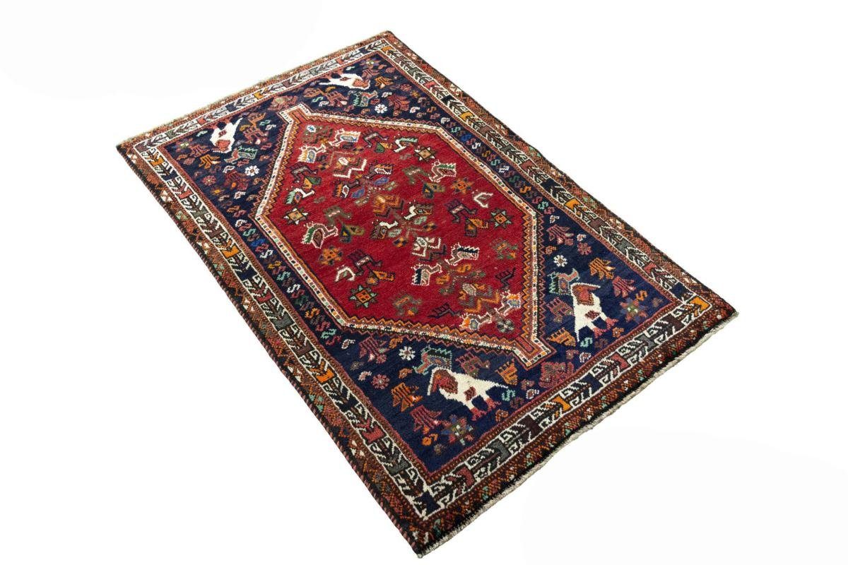 Orientteppich Shiraz 108x168 Handgeknüpfter mm Perserteppich, Höhe: Orientteppich Nain rechteckig, Trading, / 10