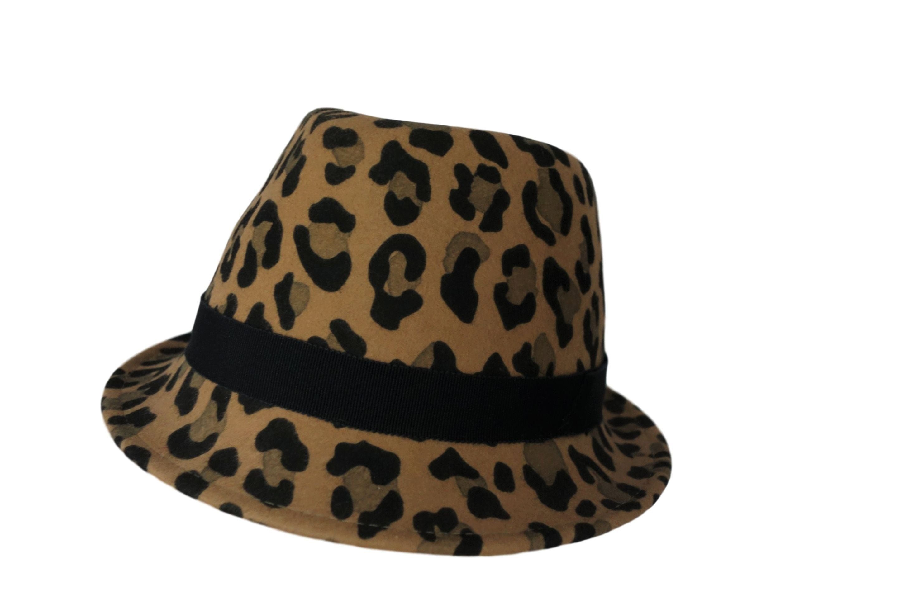 hutwelt Filzhut Trilby Animalprint Leo