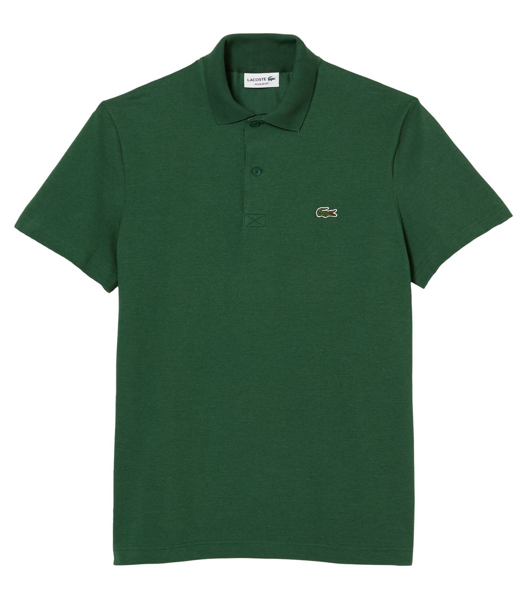 Herren Poloshirt (1-tlg) Poloshirt Kurzarm (43) grün Lacoste Fit Regular