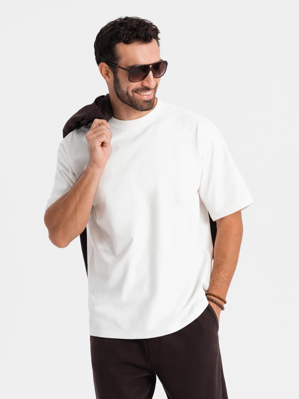 OMBRE T-Shirt Baumwoll-T-Shirt LOOSE FIT mit günstig online kaufen