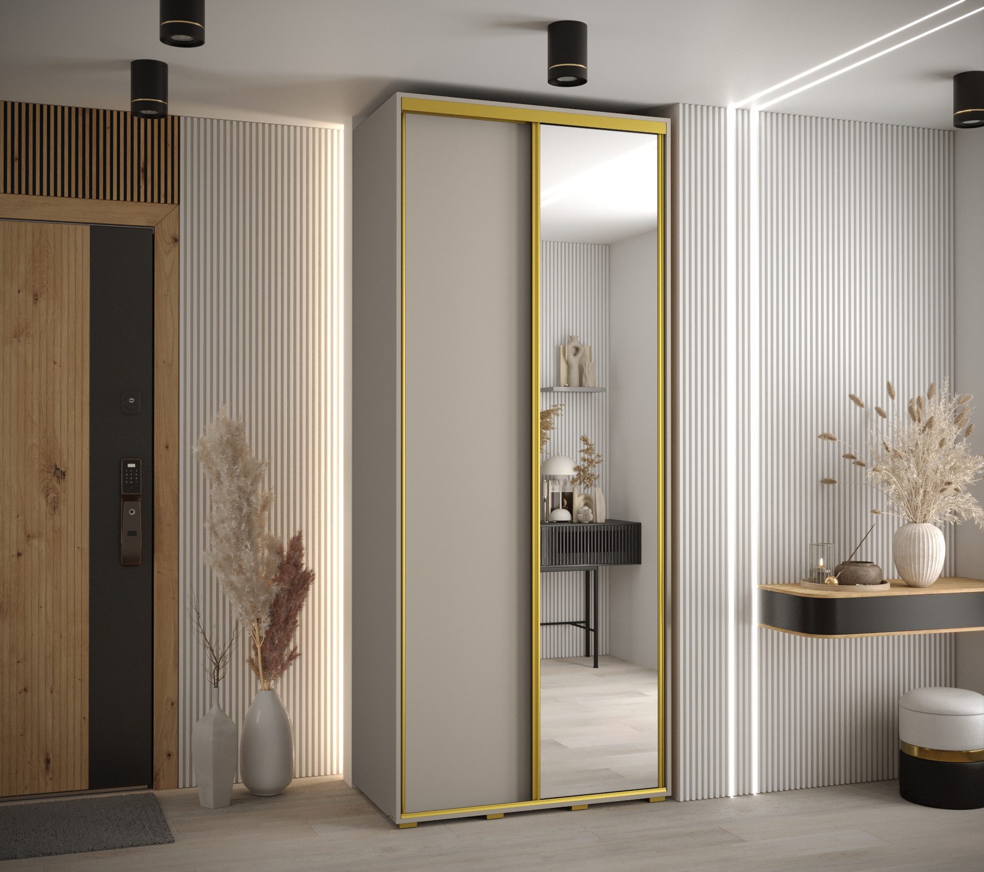 ABIKS MÖBEL Schwebetürenschrank Dakota 3 Schlafzimmerschrank günstig online kaufen