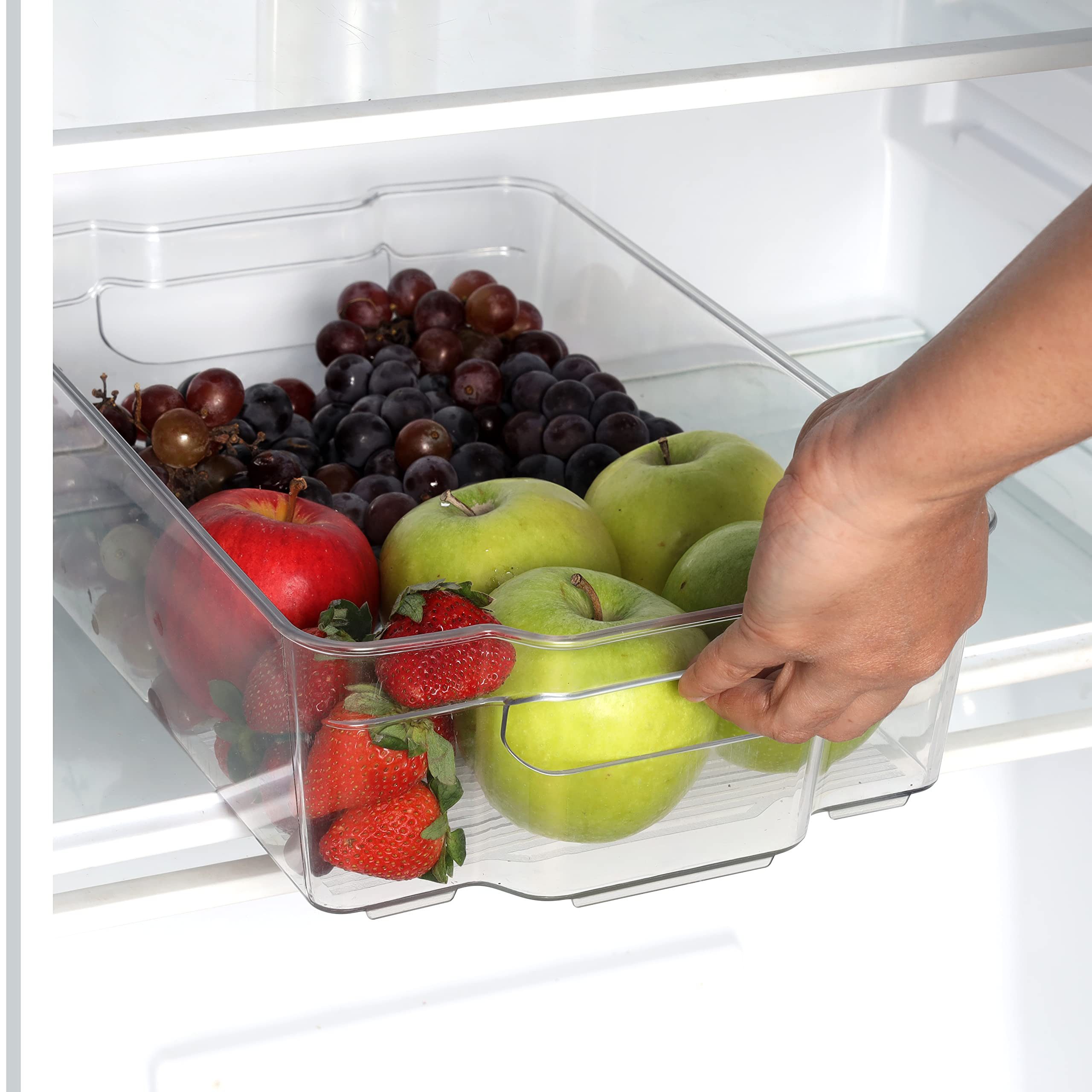 Kurtzy Aufbewahrungsbox Kurtzy 3er Aufbewahrungsboxen 32,5 cm, transparent