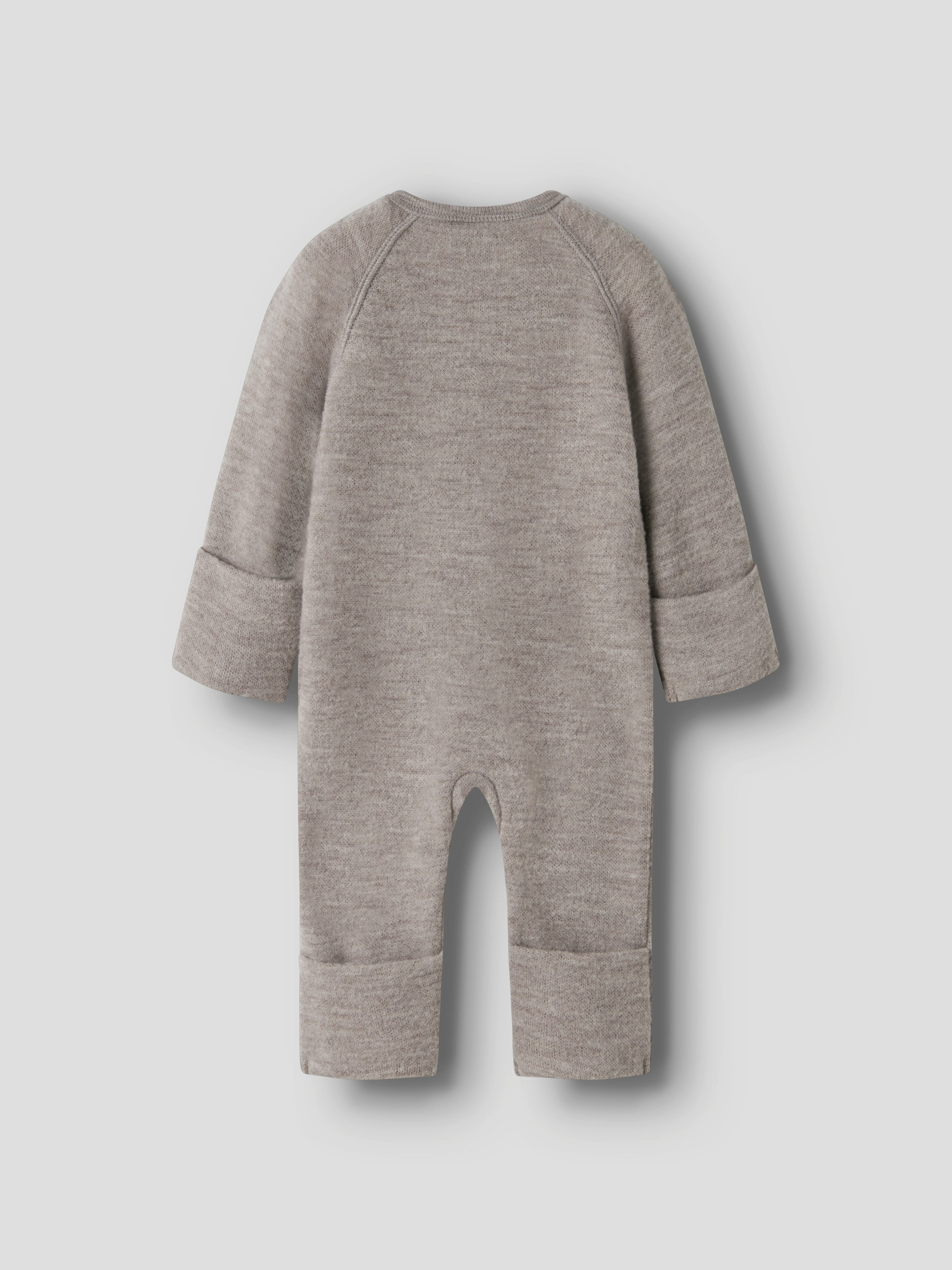 Name It Overall NBFWMINO WOOL BRU LS SUIT NOOS Wolle