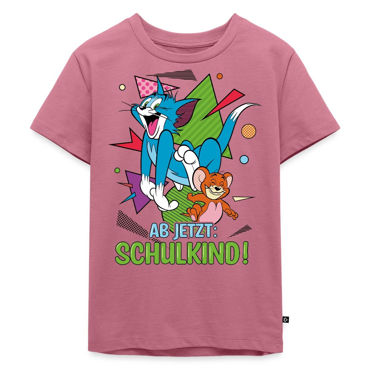 T-Shirt Tom Und Jerry Ab Jetzt: Schulkind Kinder Premium T-Shirt