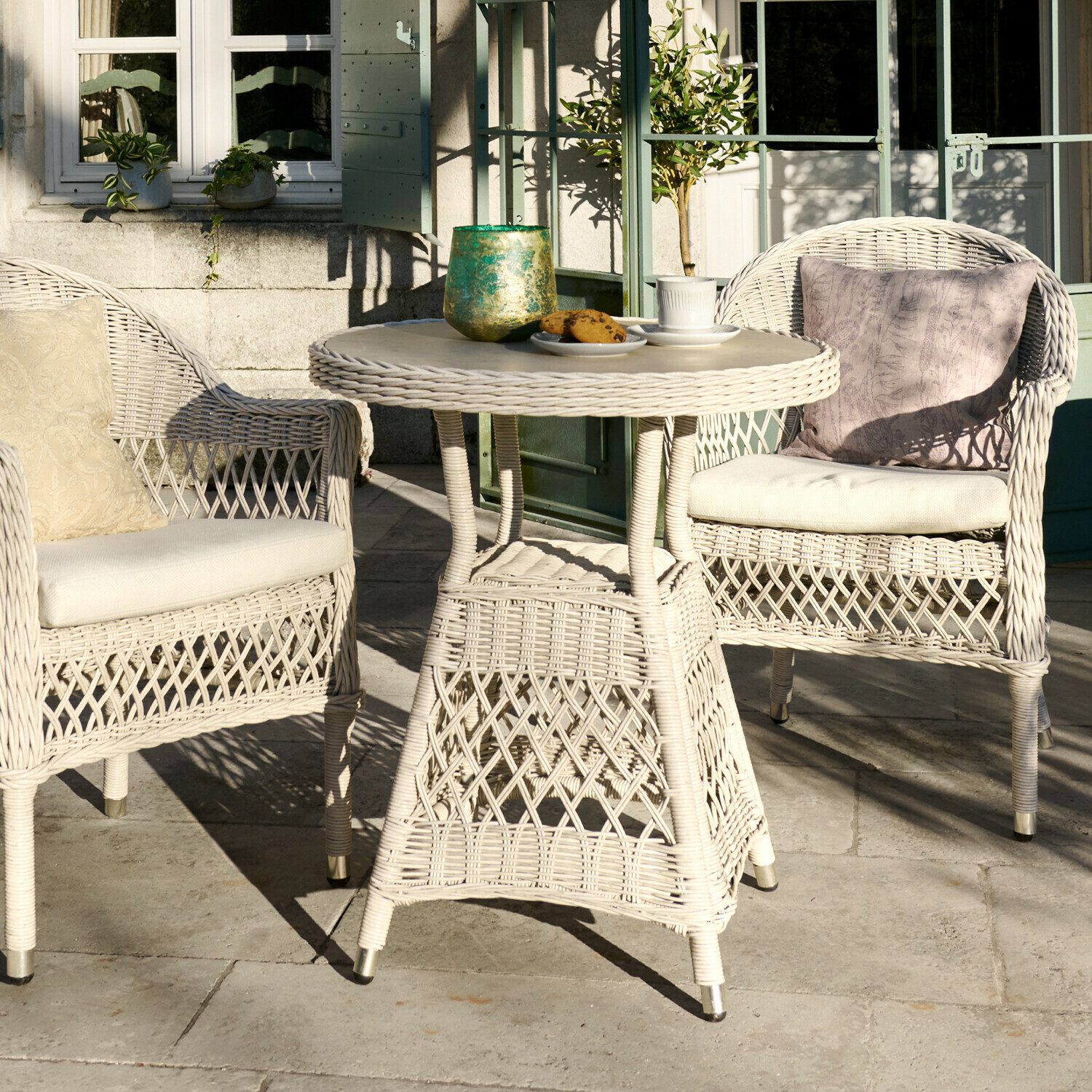 Mirabeau Gartentisch Tisch Solavine beige