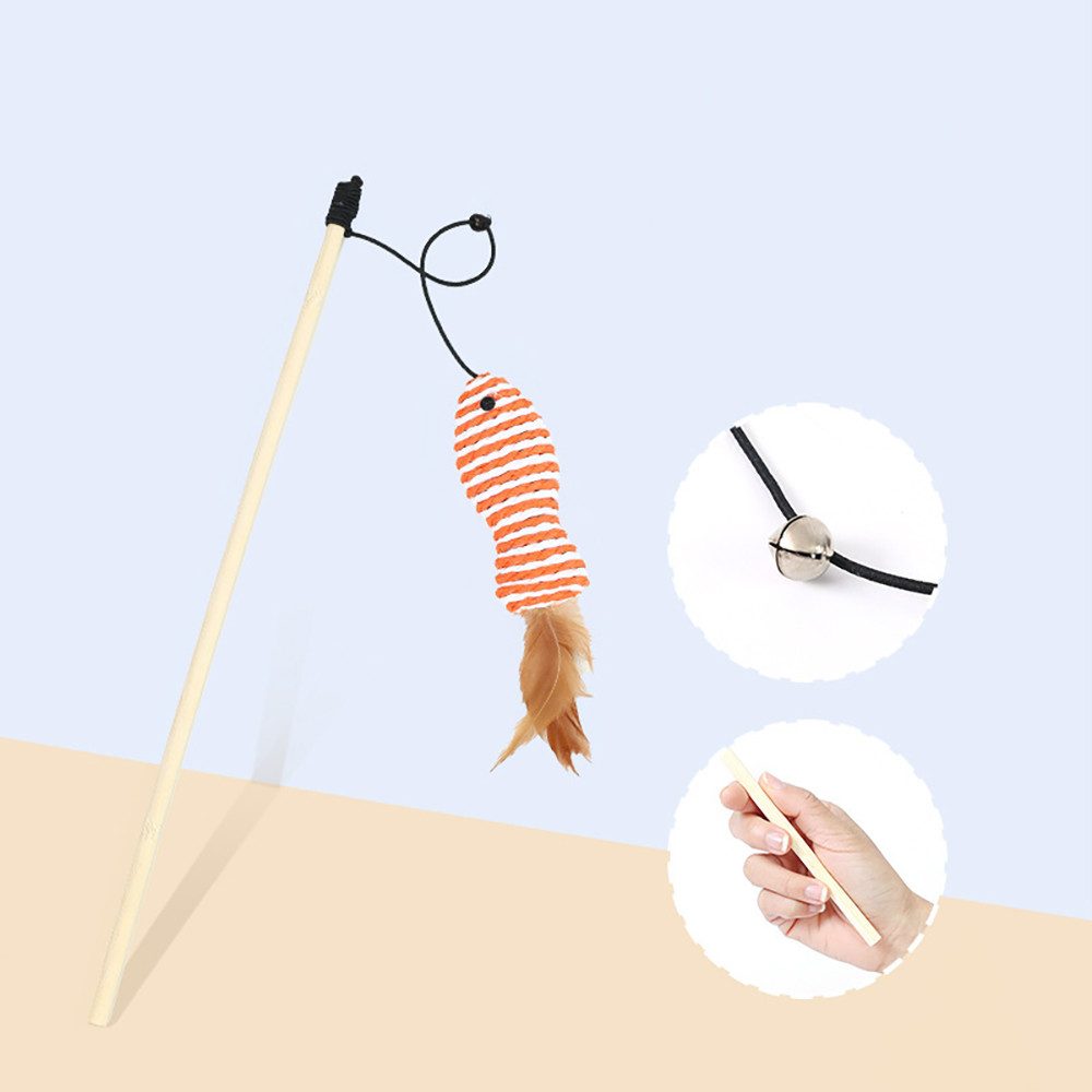 HomeBella Tier-Beschäftigungsspielzeug Katzenspielzeug - K-06, Katzenangel günstig online kaufen