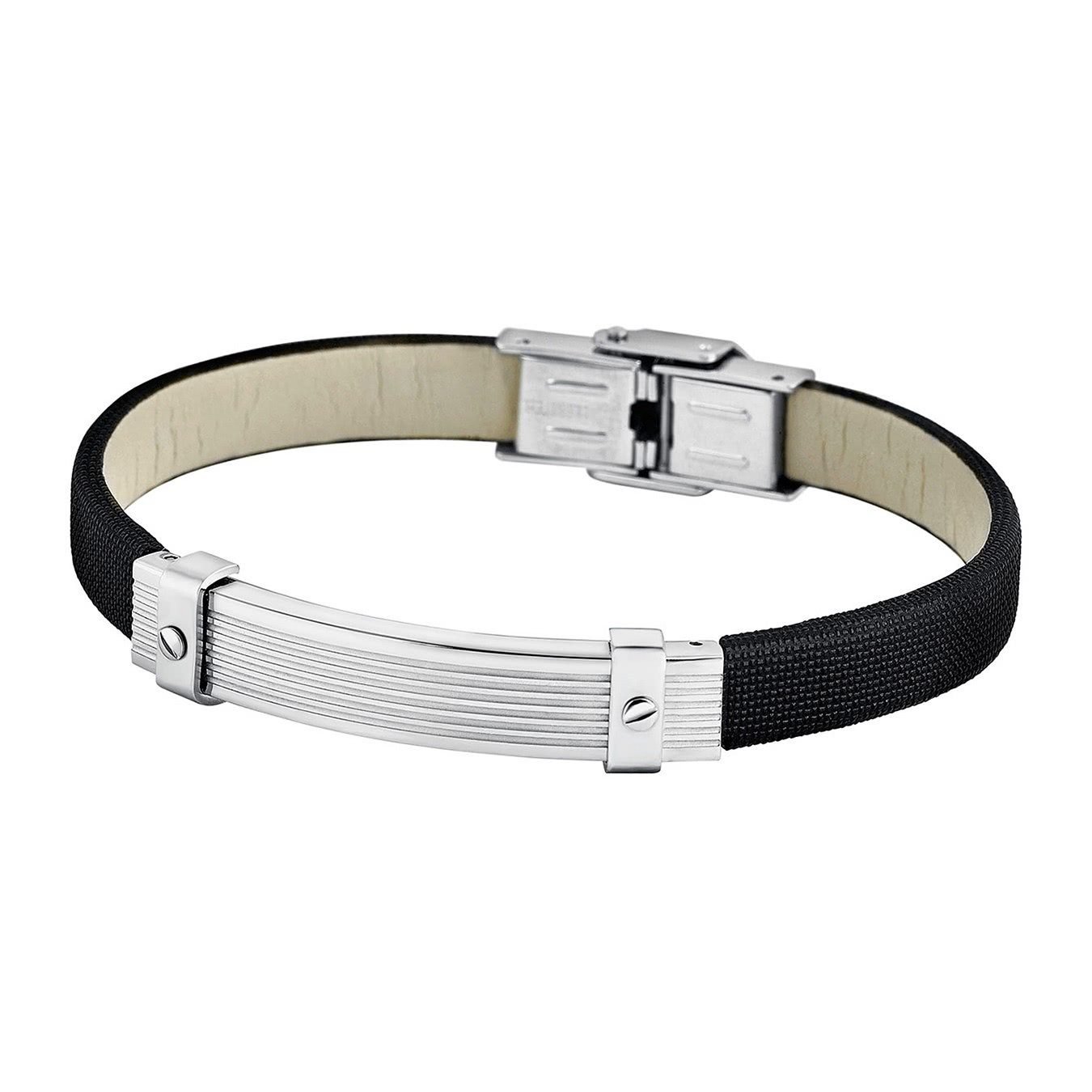 Style Edelstahl Armband Herren Steel) Style Edelstahlarmband für Lotus LS1730-2/1 (Stainless schwarz Lotus (Armband), Armbänder