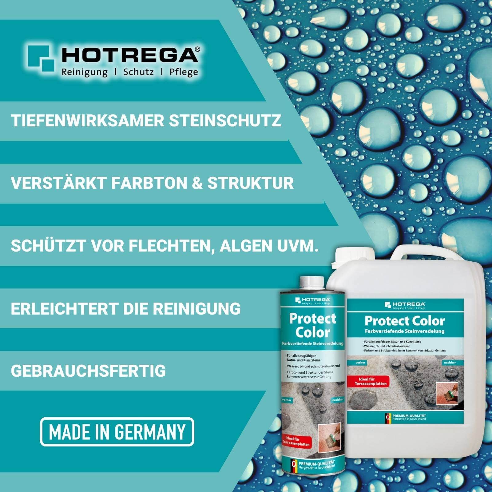 HOTREGA® Steinimprägnierung Protect Color farbvertiefende Steinveredelung günstig online kaufen