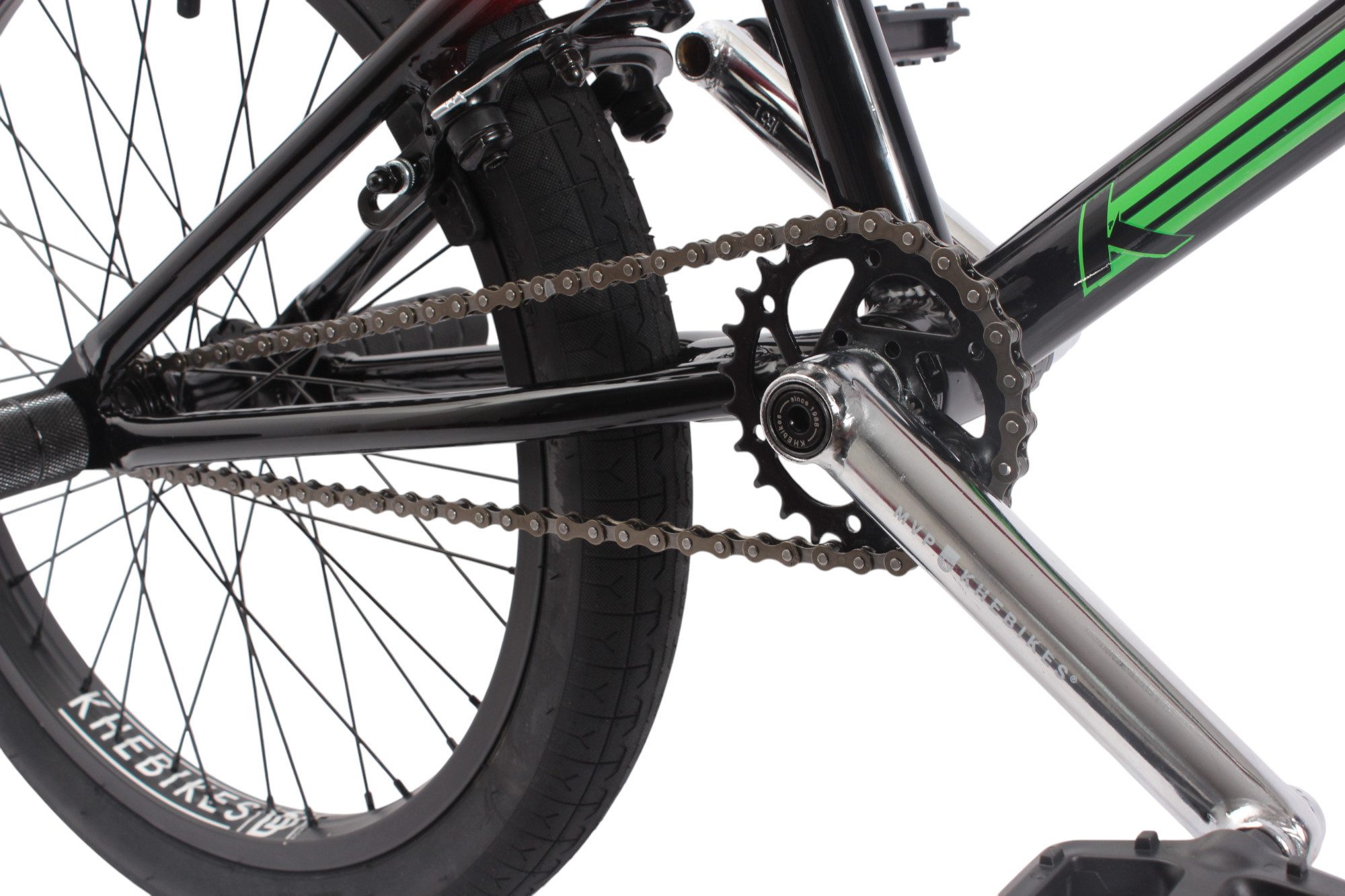 KHEbikes BMX bike KHE TRICKY AL 20", 10.9 kg, aluminum frame, 360° rotor, U-brakes, 1 gear