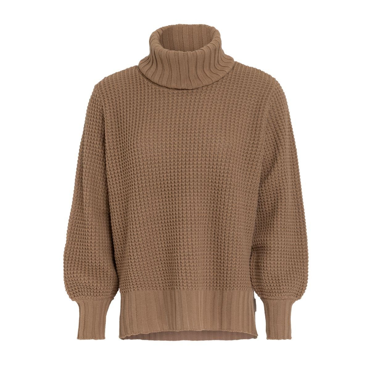 Strickponcho Robin Pullover 36/38 Glatt Beige